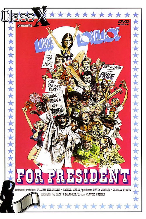 Linda Lovelace for President movie poster print