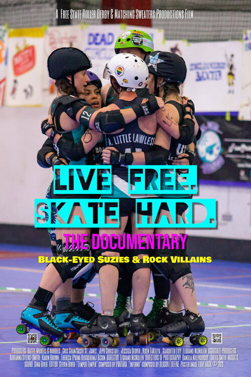Live Free. Skate Hard. movie poster print