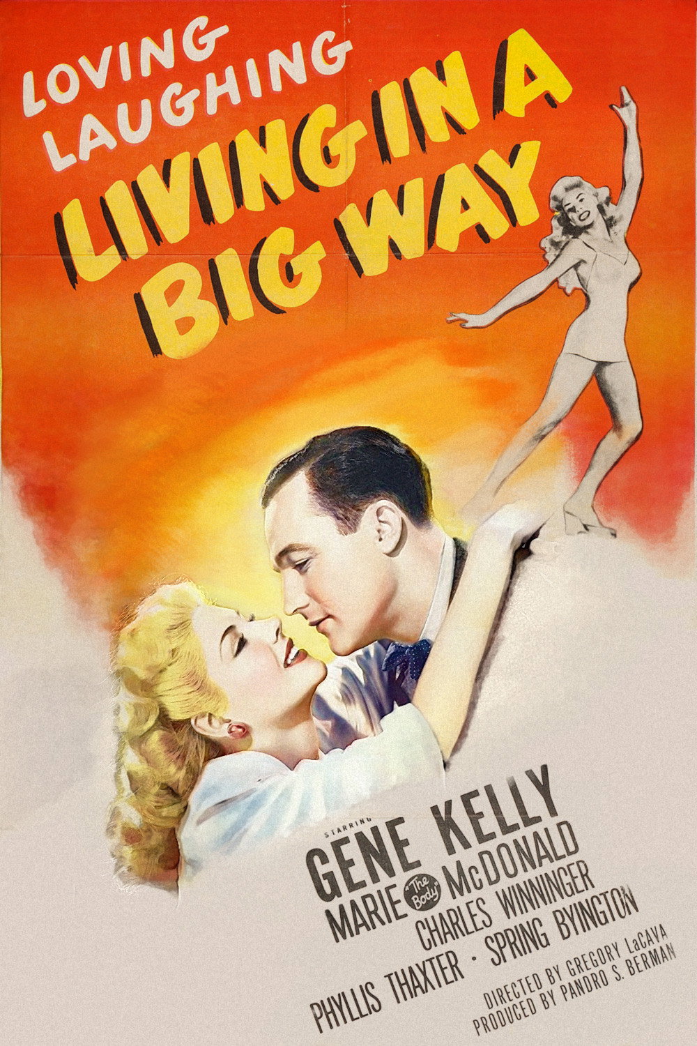 Living in a Big Way movie poster print