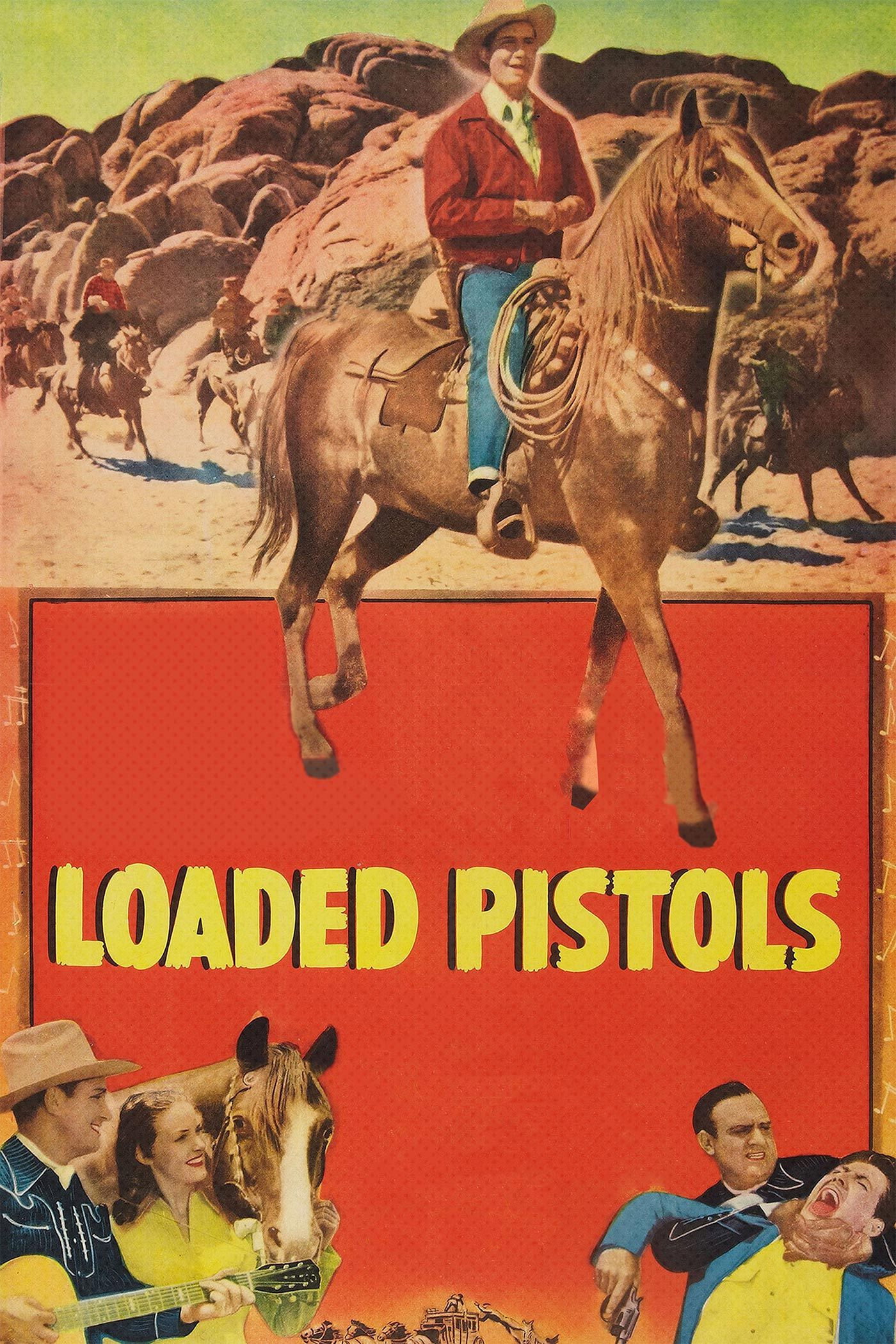 Loaded Pistols movie poster print