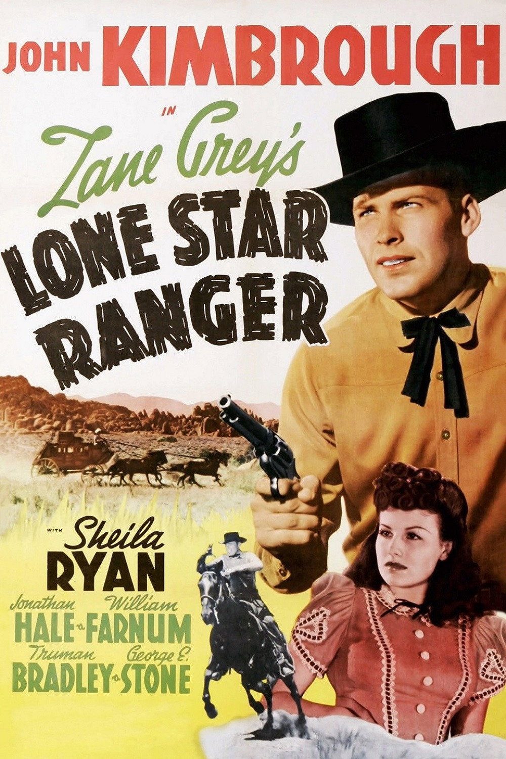 Lone Star Ranger movie poster print