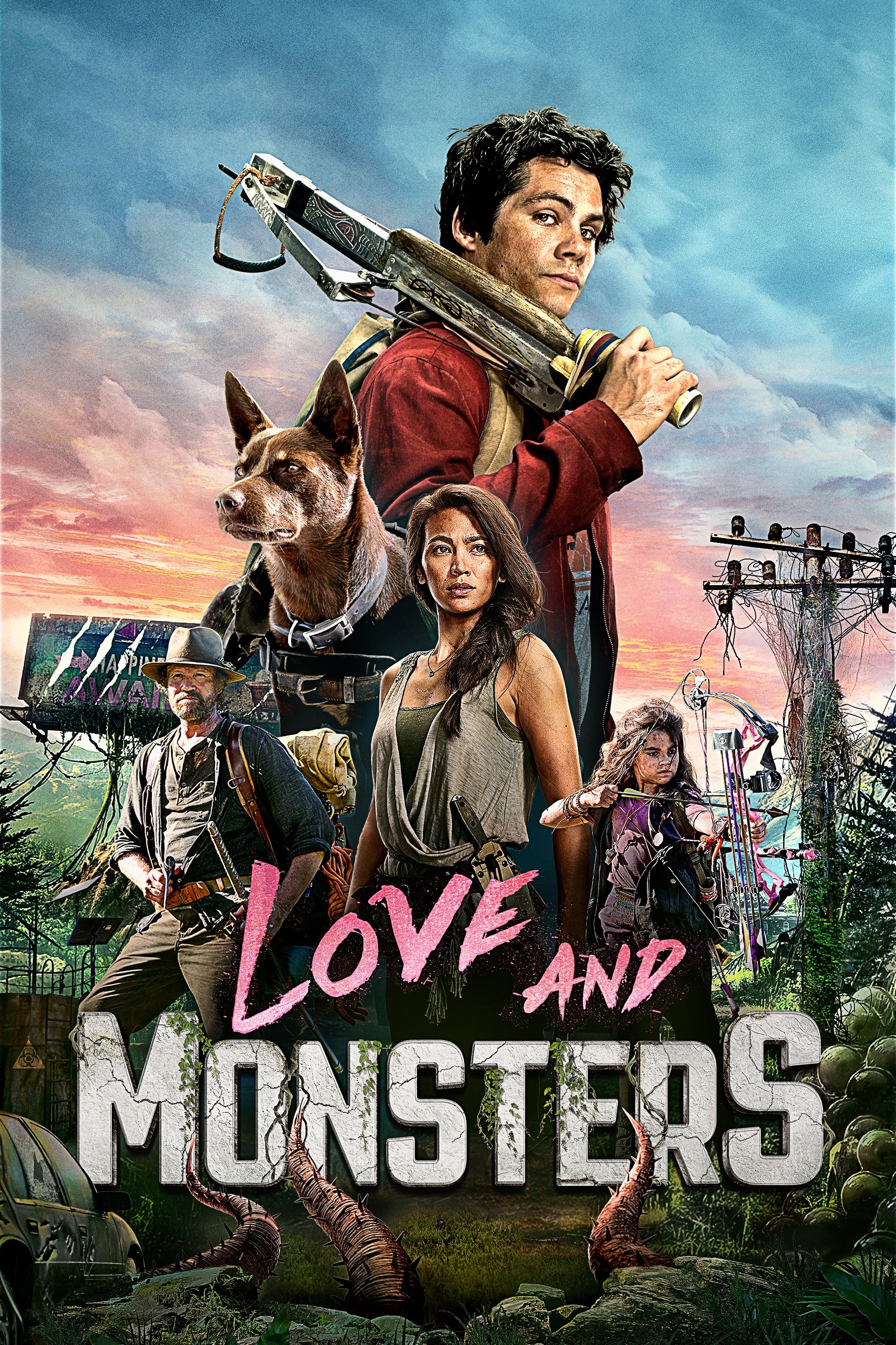 Love and Monsters movie poster print