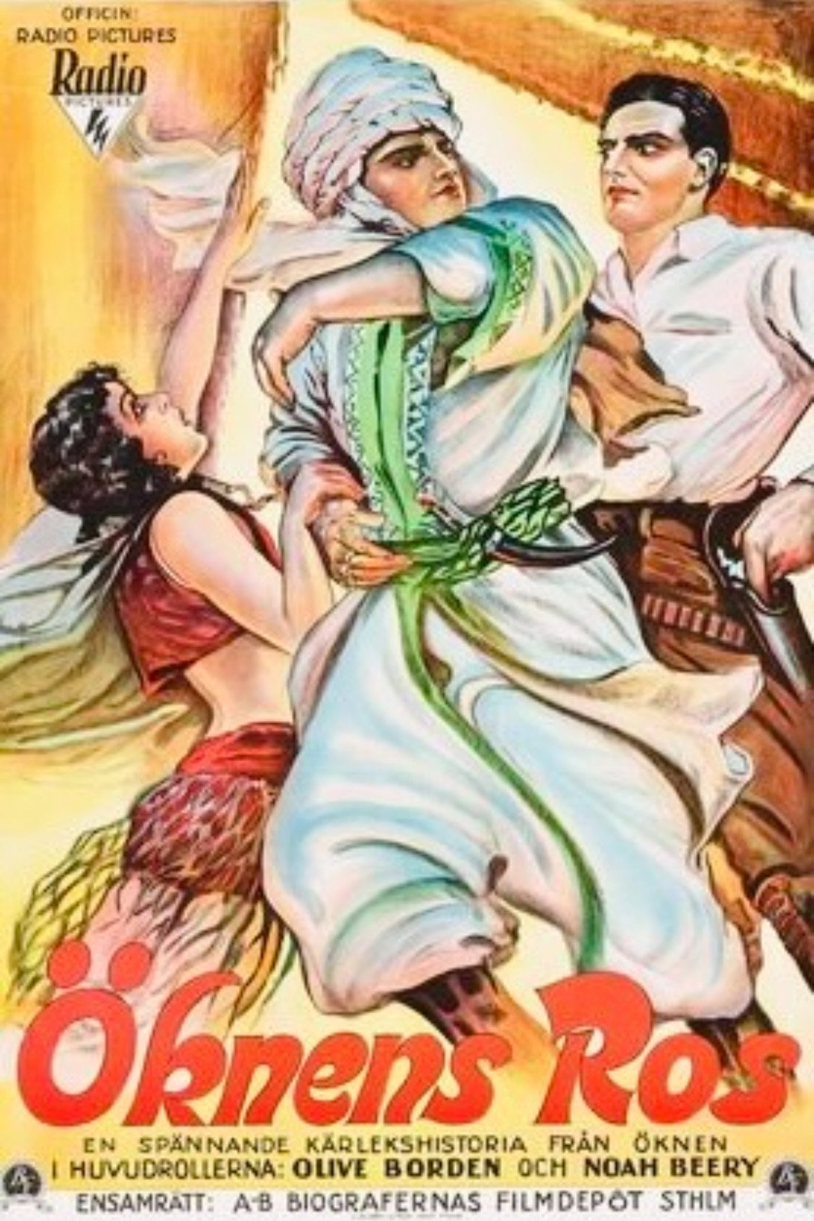 Love in the Desert movie poster print