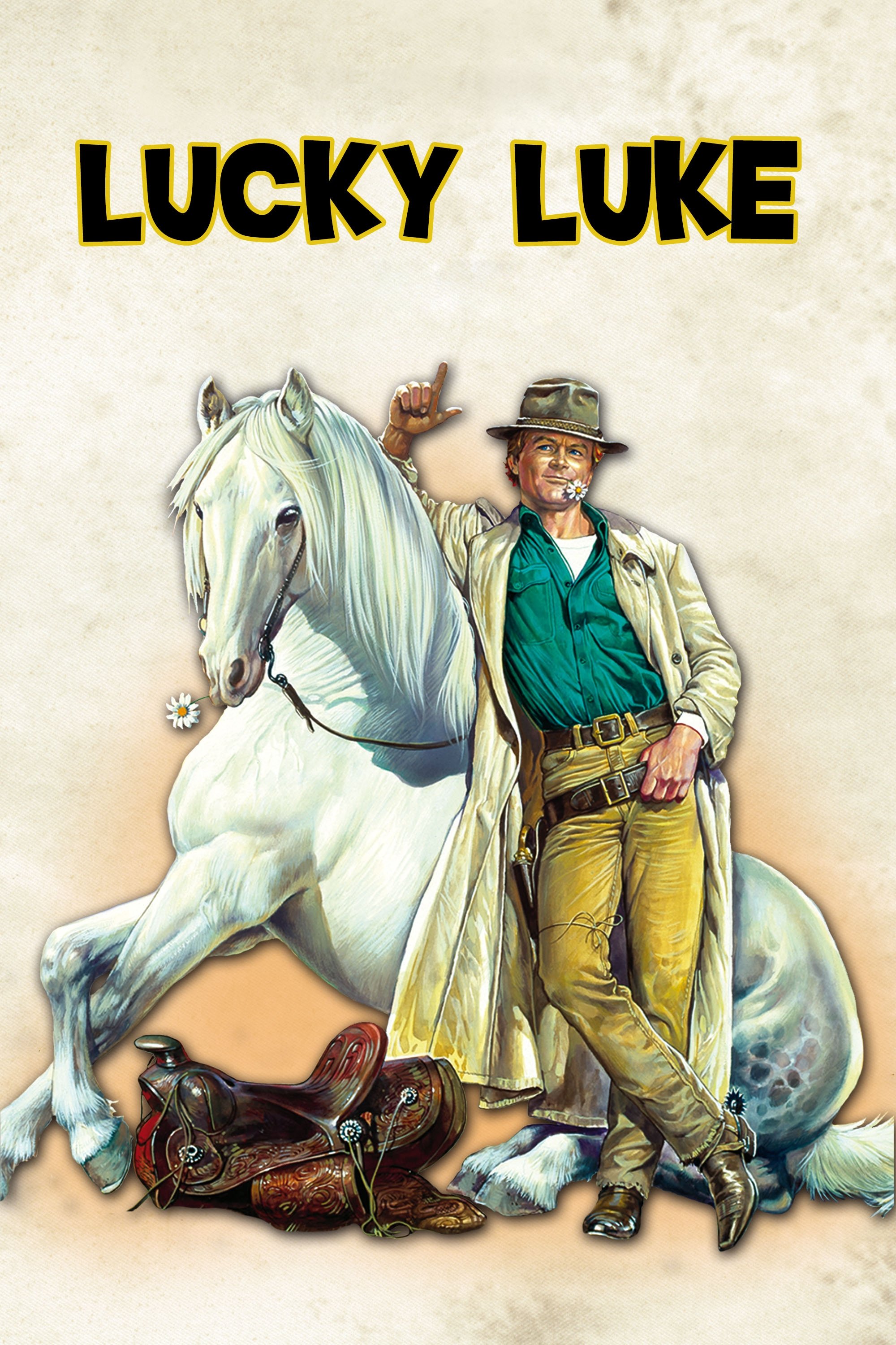 Lucky Luke movie poster print