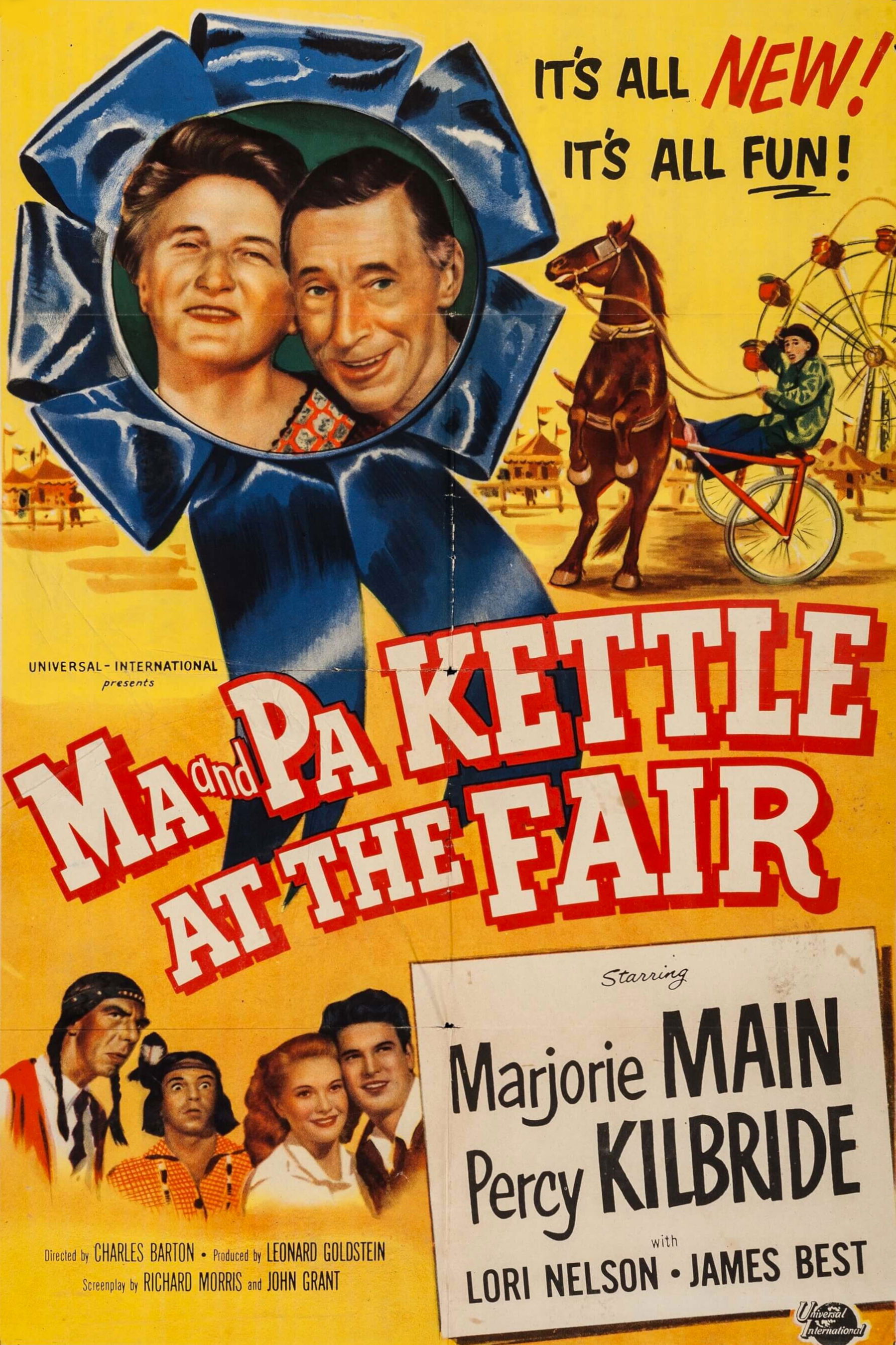 Ma and Pa Kettle at the Fair movie poster print