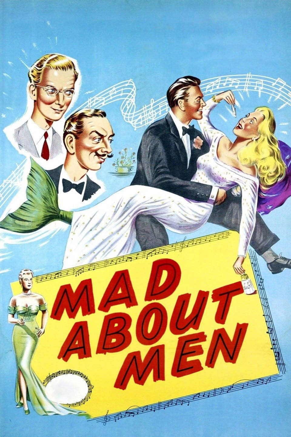 Mad About Men movie poster print