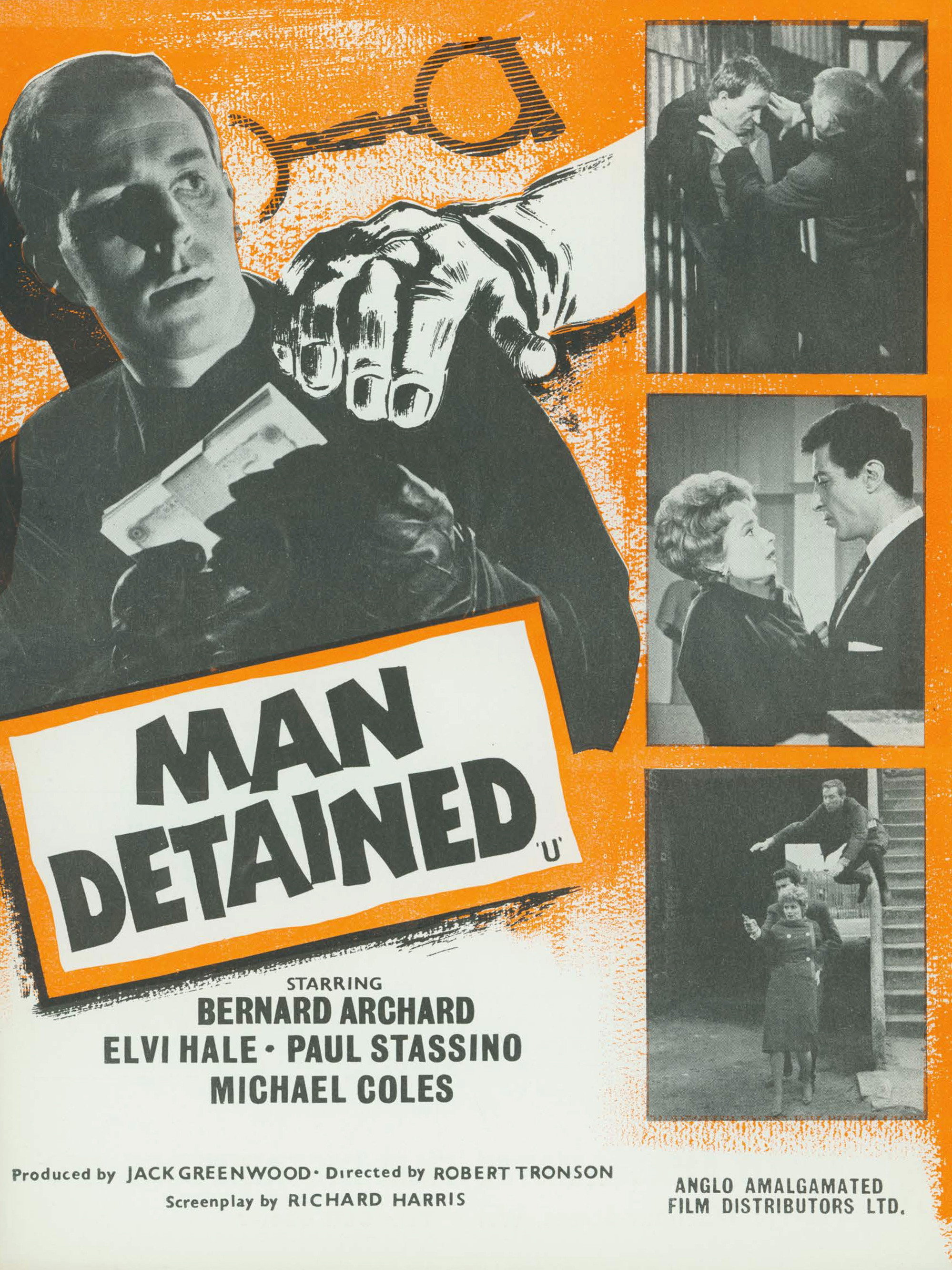 Man Detained movie poster print