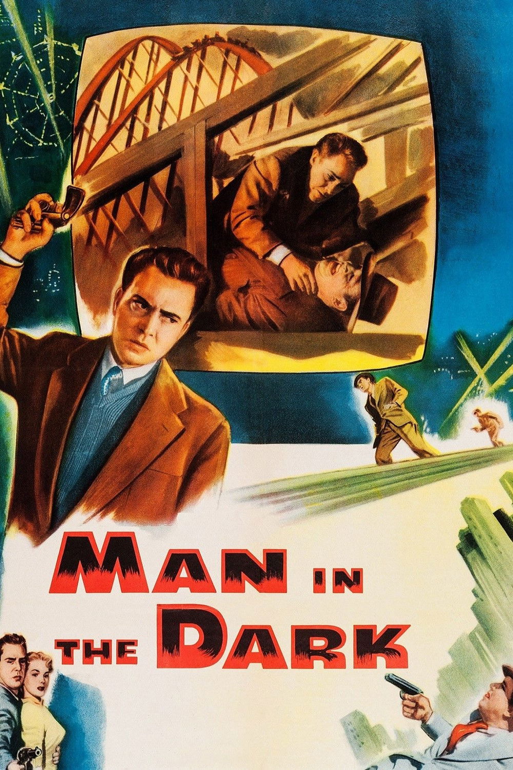 Man in the Dark movie poster print