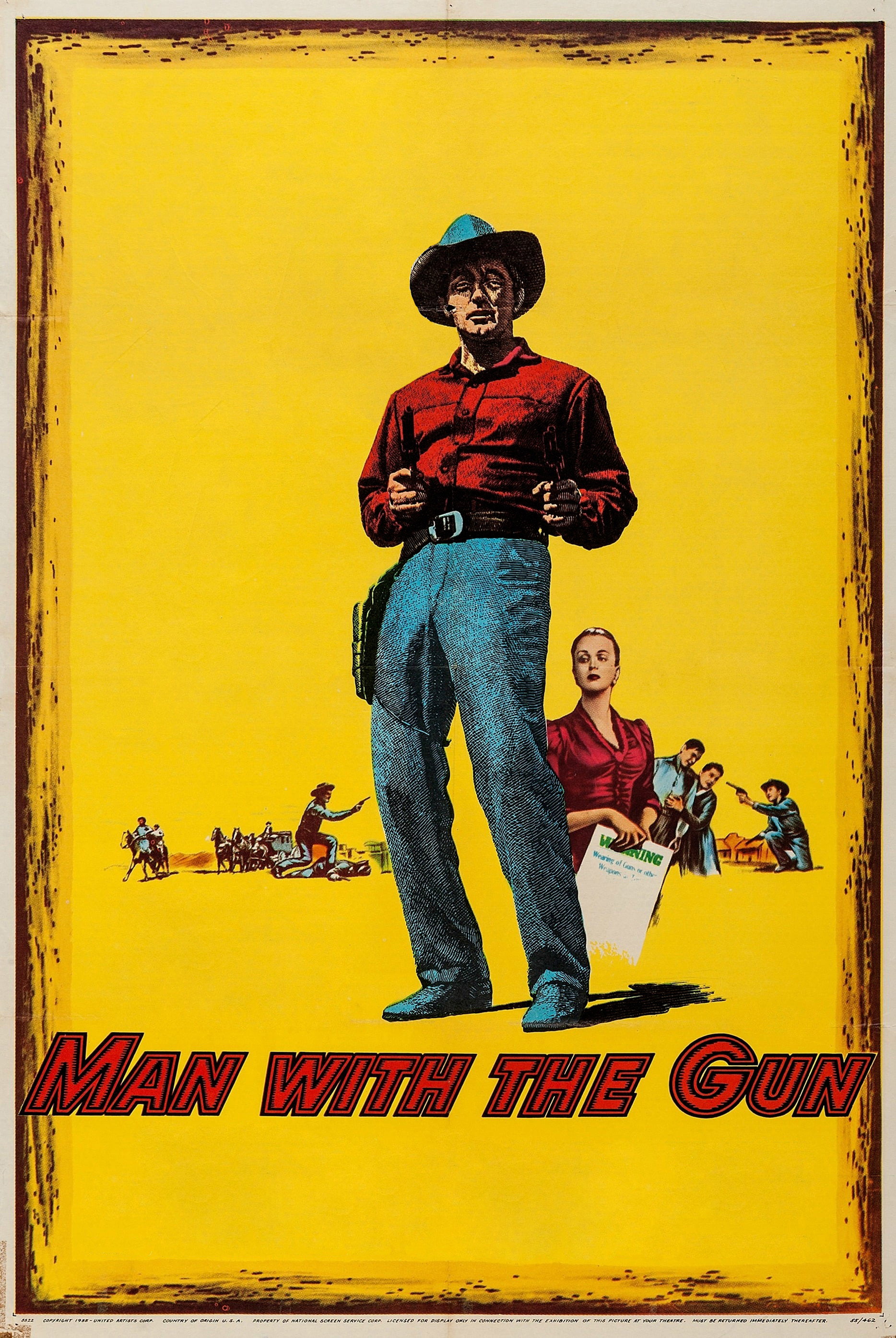 Man with the Gun movie poster print