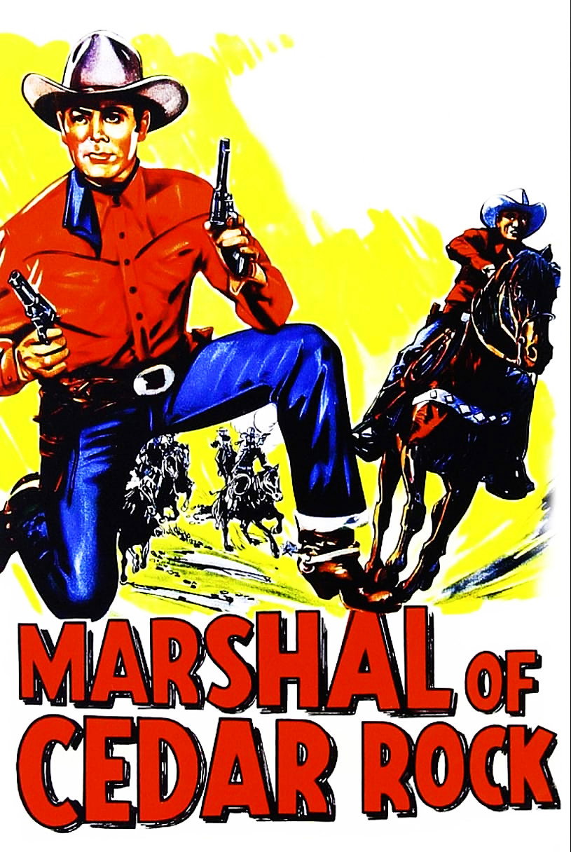 Marshal of Cedar Rock movie poster print