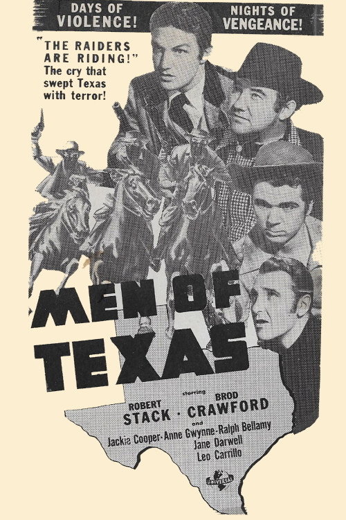 Men of Texas movie poster print