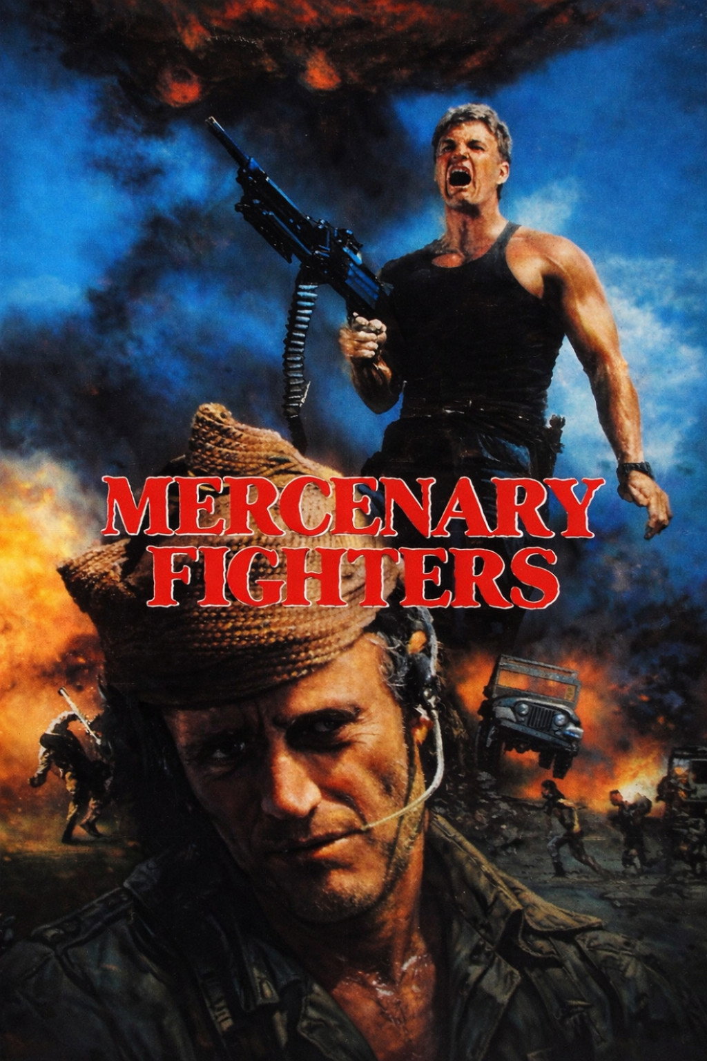 Mercenary Fighters movie poster print