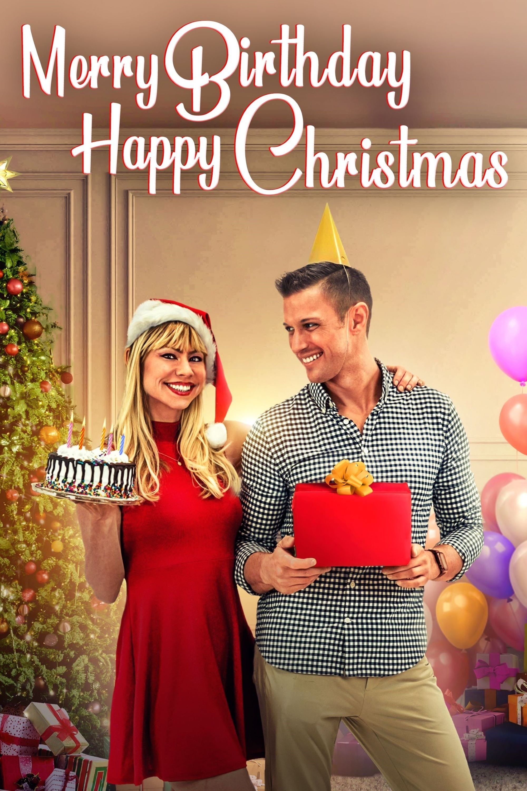 Merry Birthday, Happy Christmas movie poster print