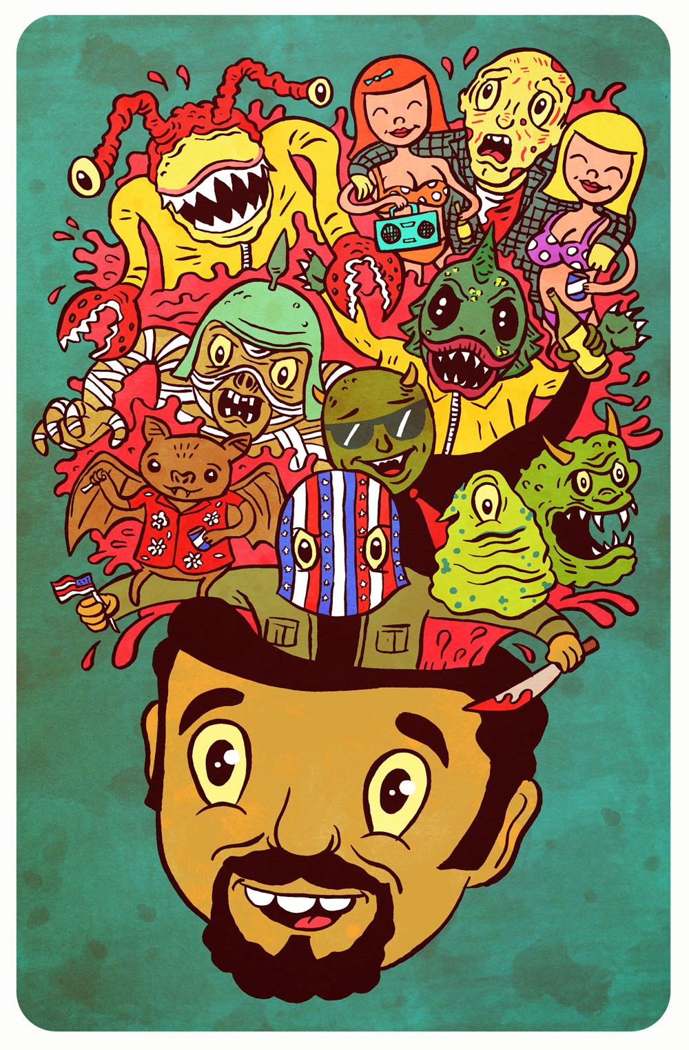Mind Melters movie poster print