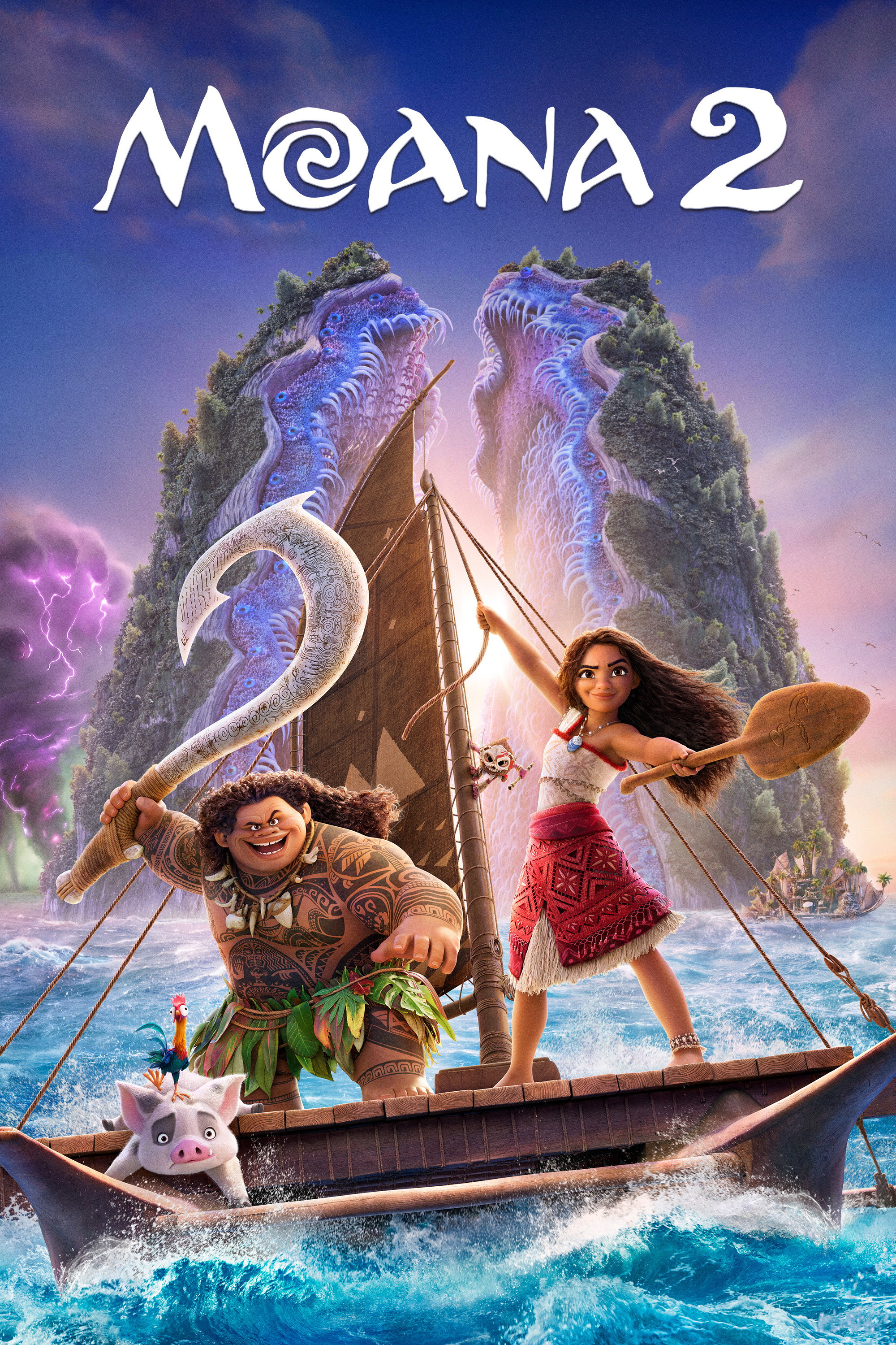 Moana 2 movie poster print