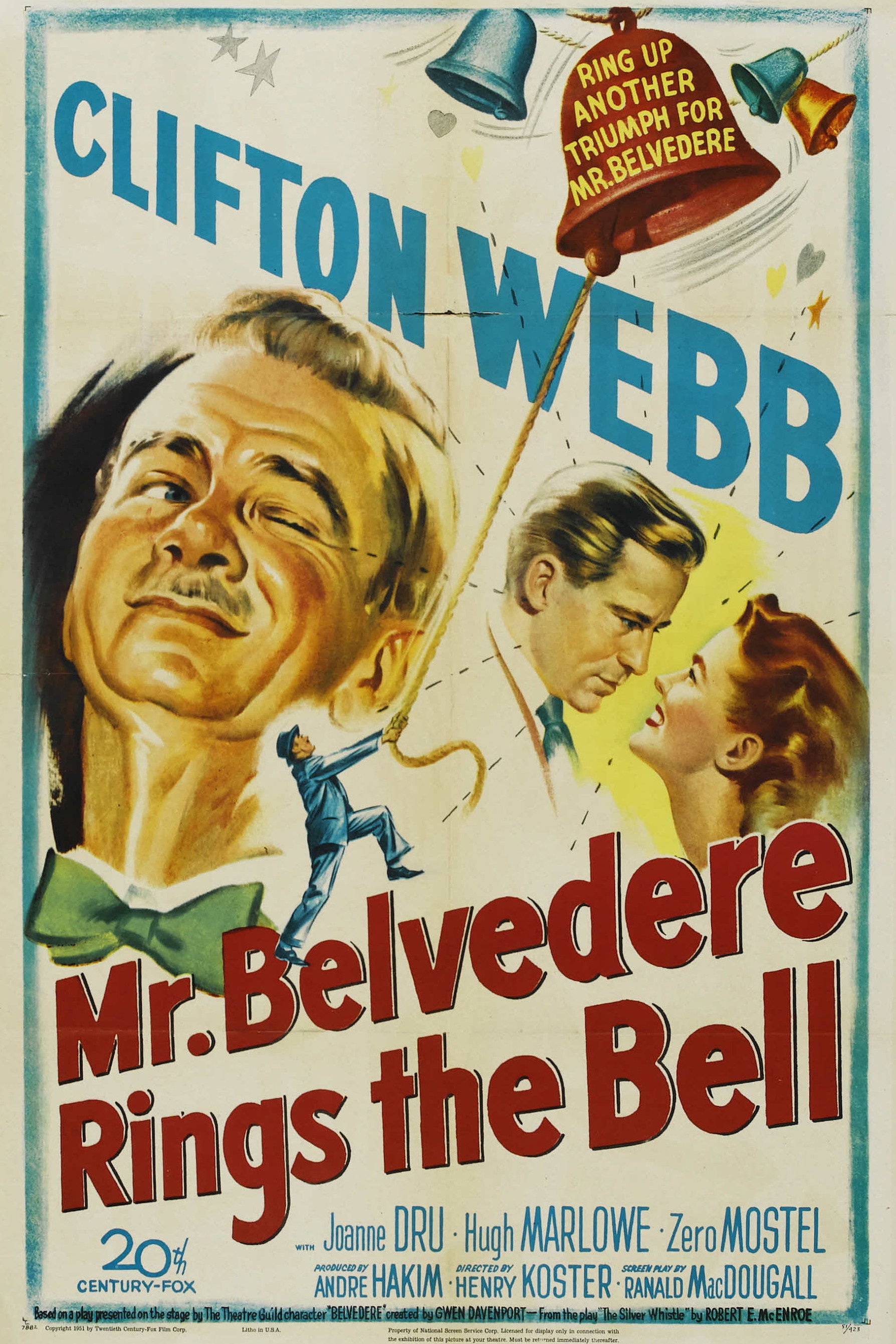 Mr. Belvedere Rings the Bell movie poster print