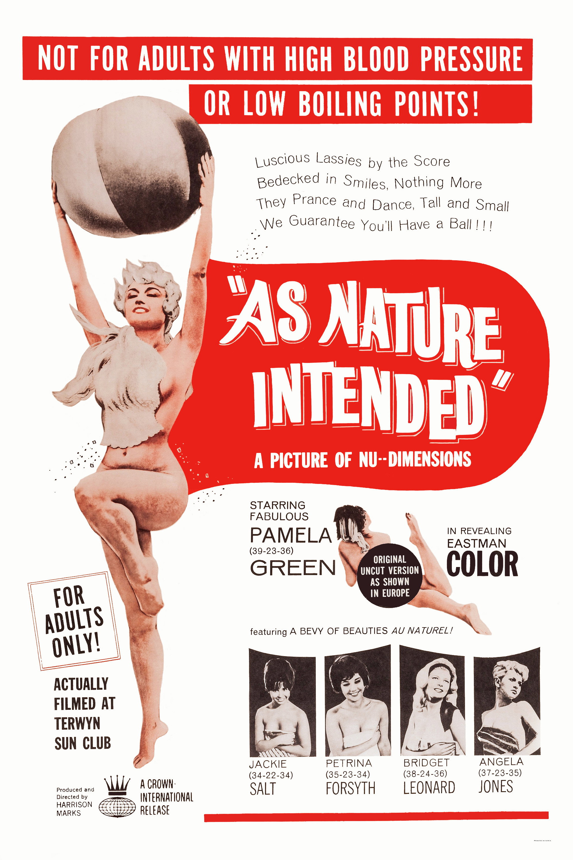 Naked as Nature Intended movie poster print