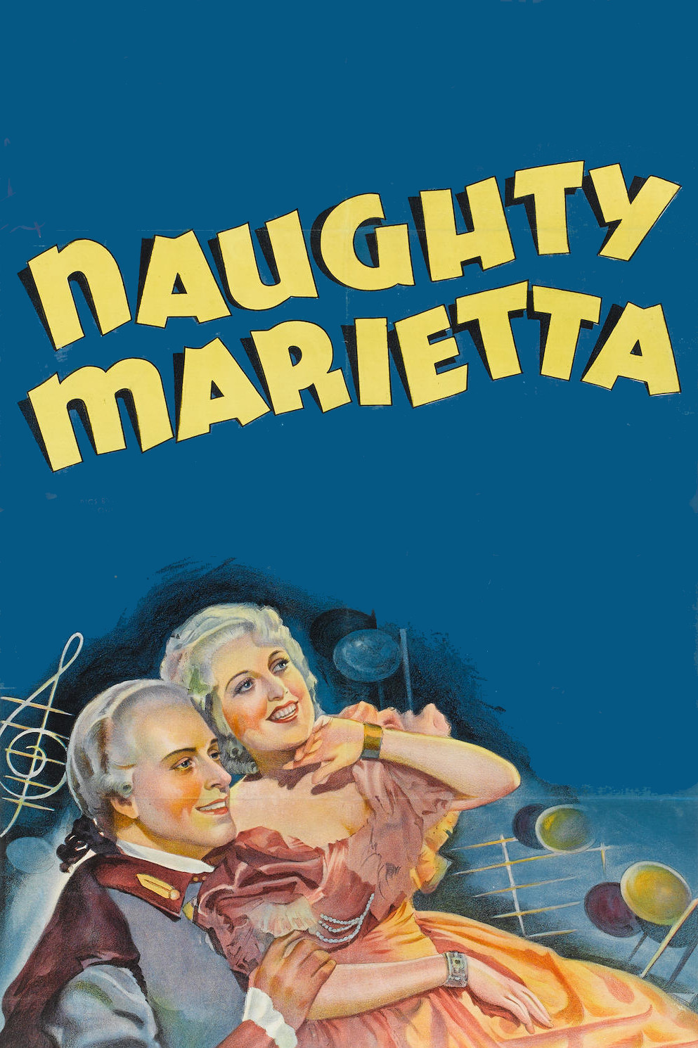 Naughty Marietta movie poster print