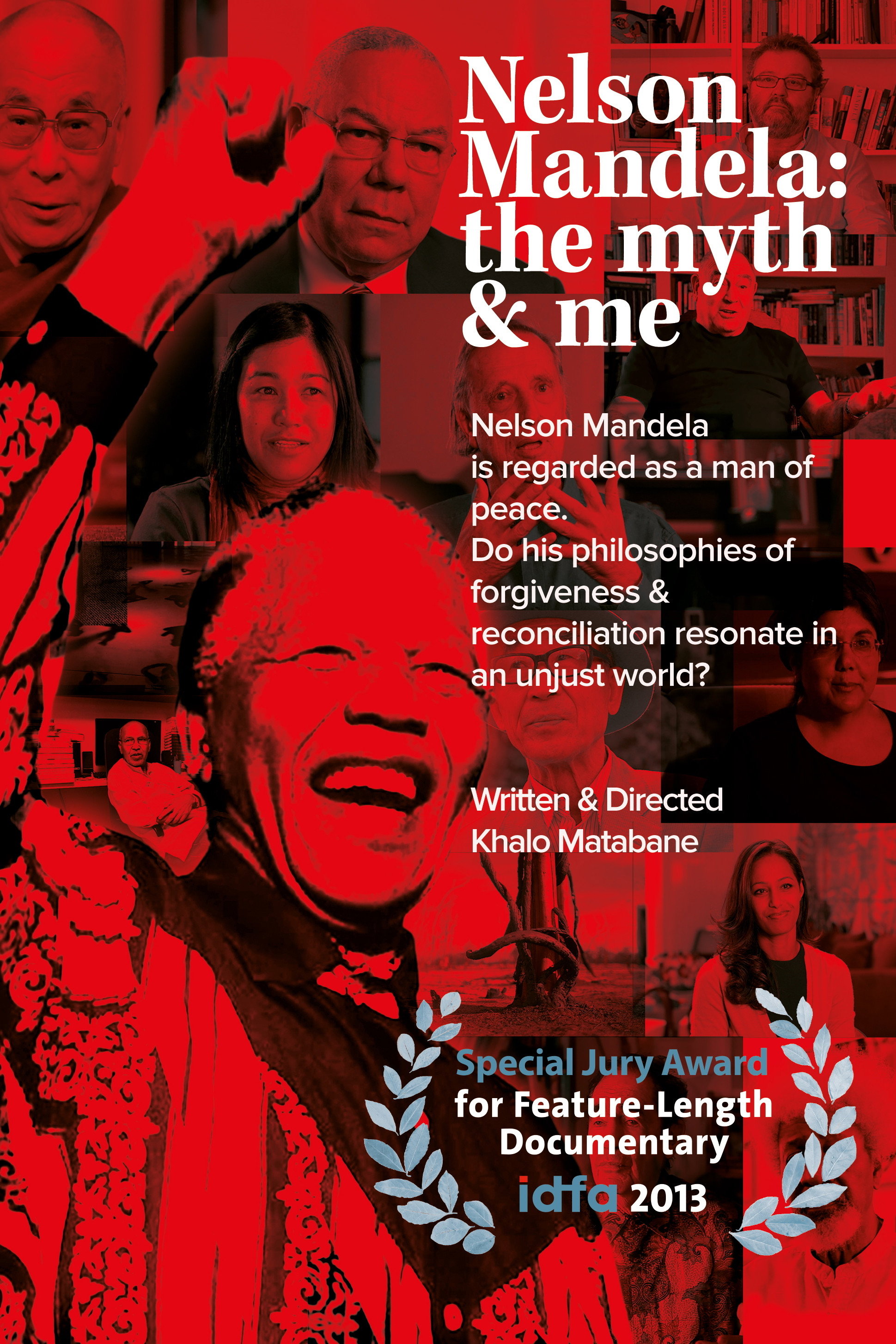 Nelson Mandela: The Myth and Me movie poster print