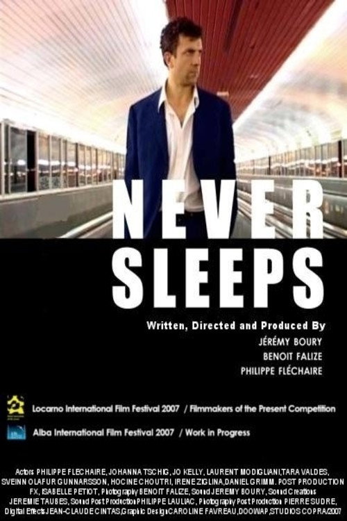 Never Sleeps movie poster print