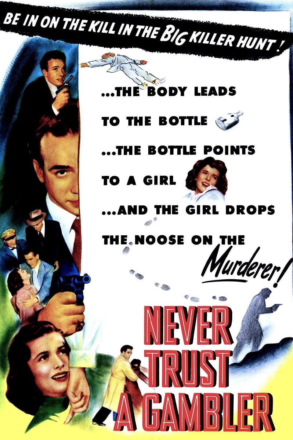 Never Trust a Gambler movie poster print