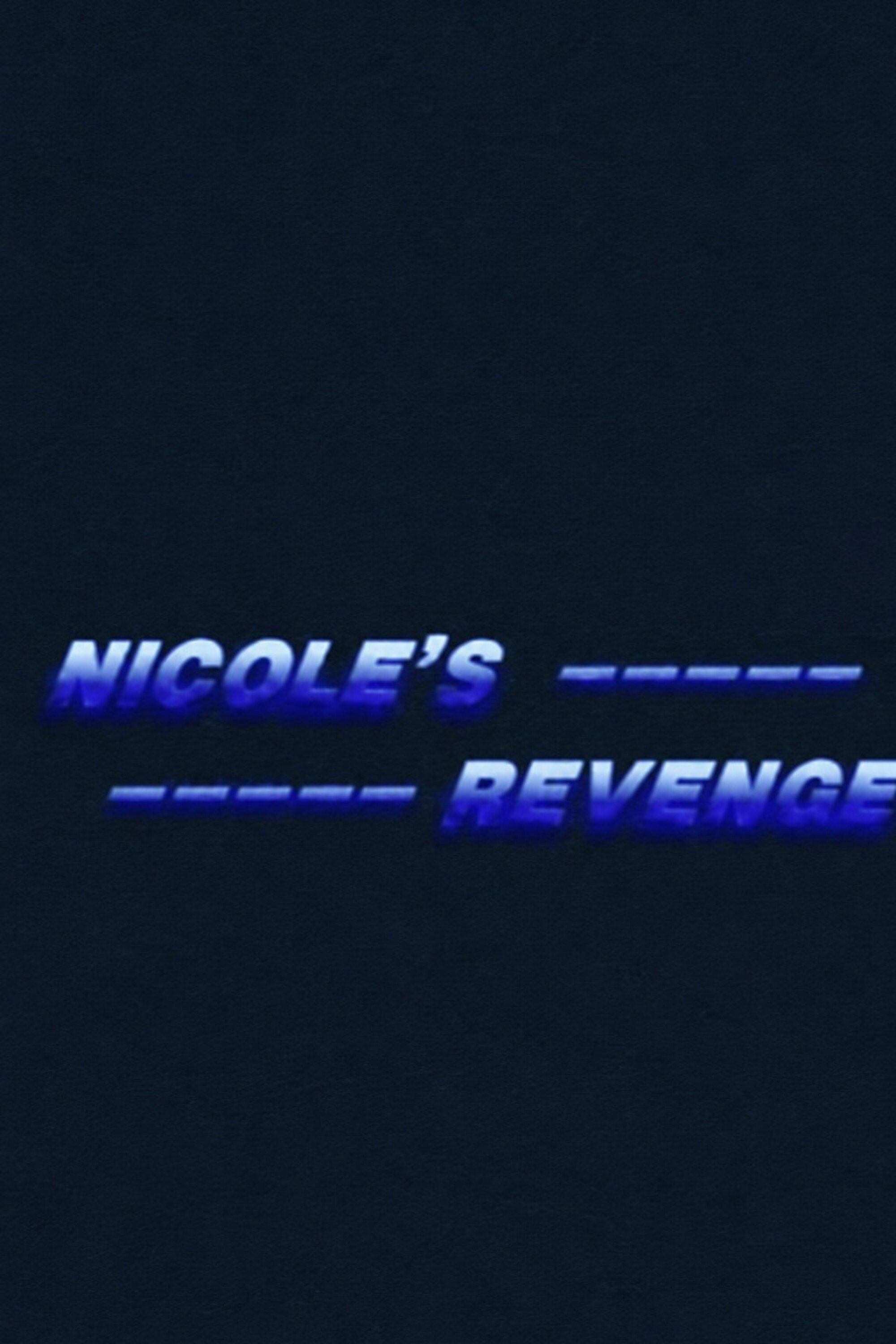 Nicole's Revenge movie poster print