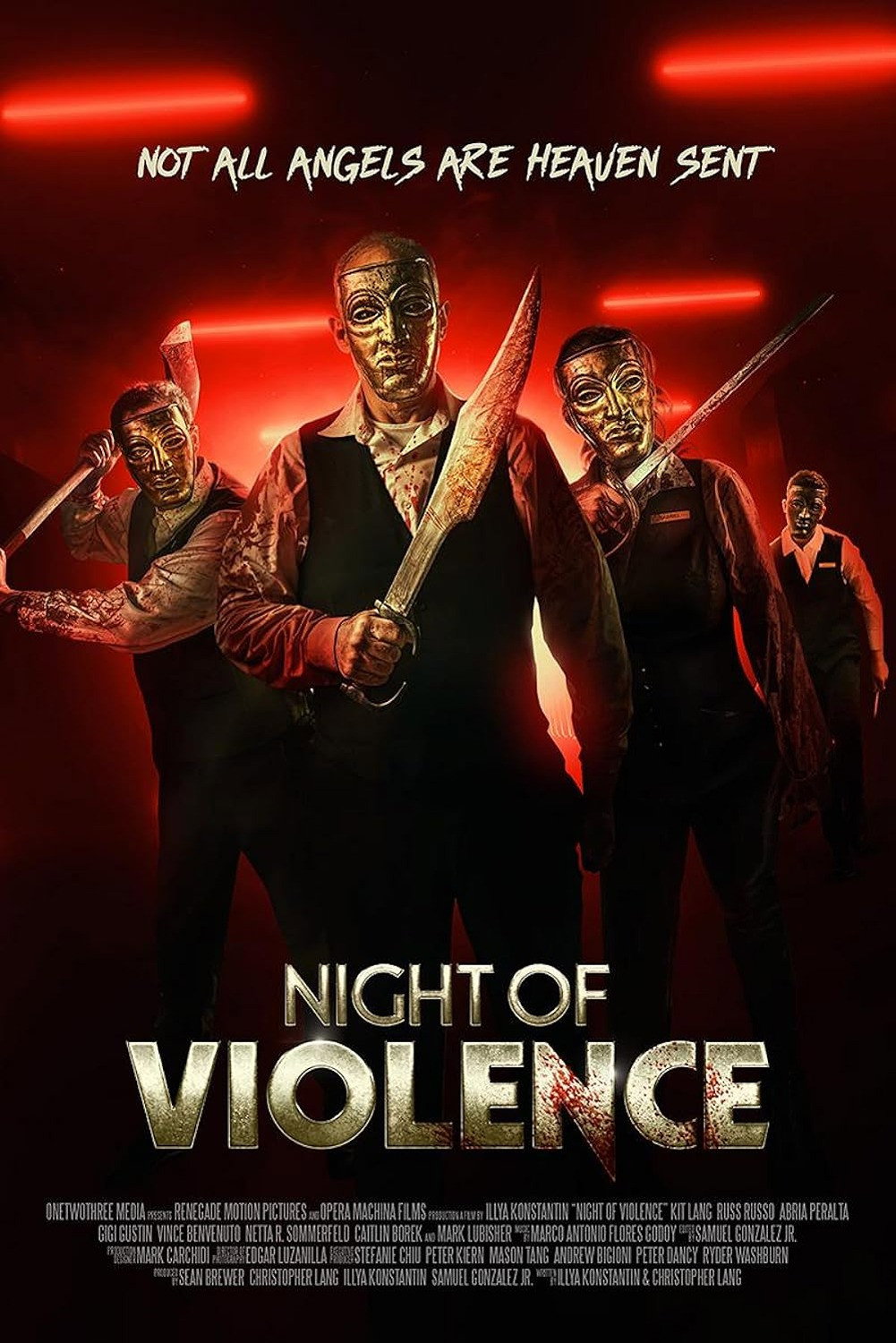 Night of Violence movie poster print
