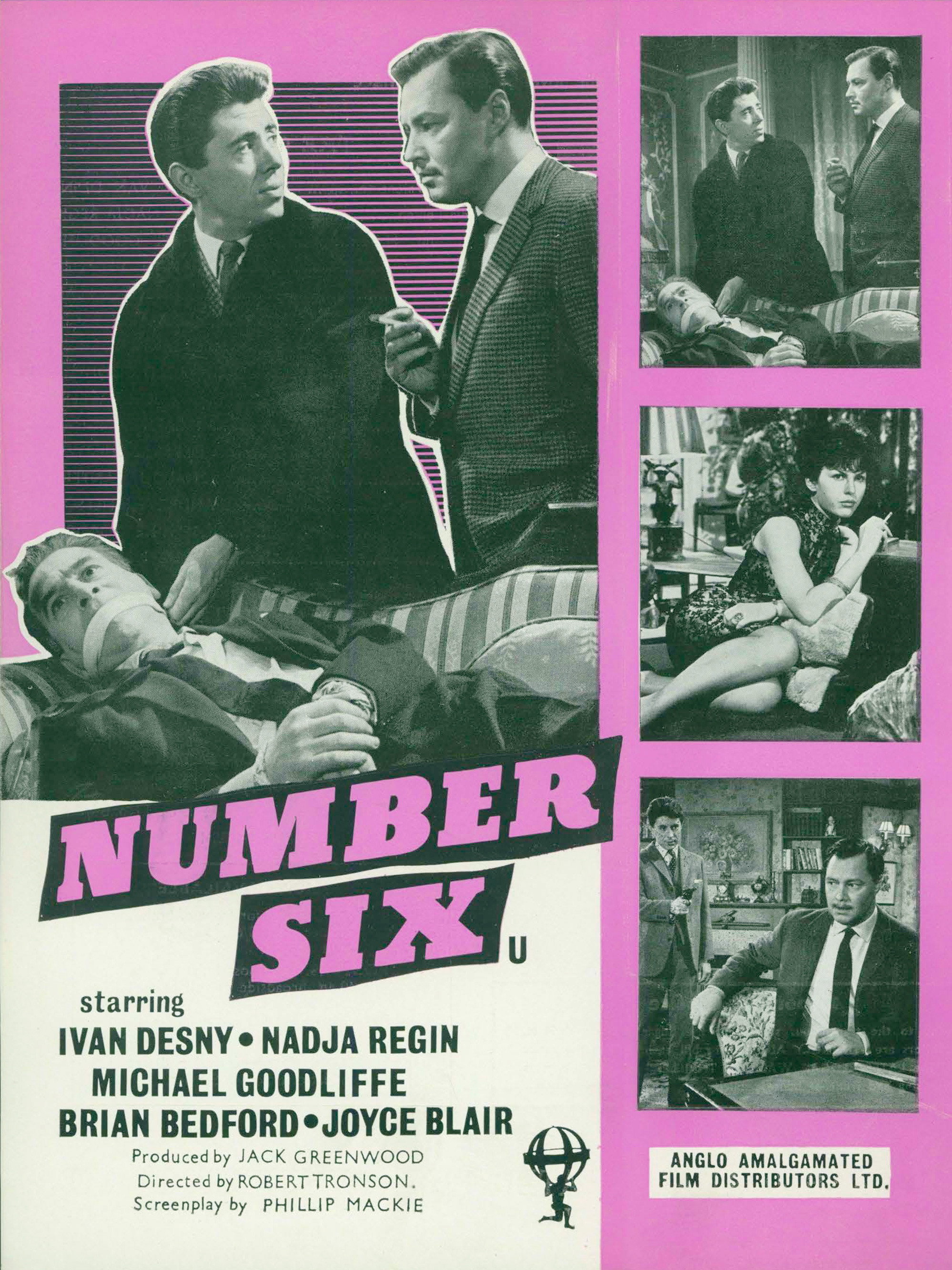 Number Six movie poster print