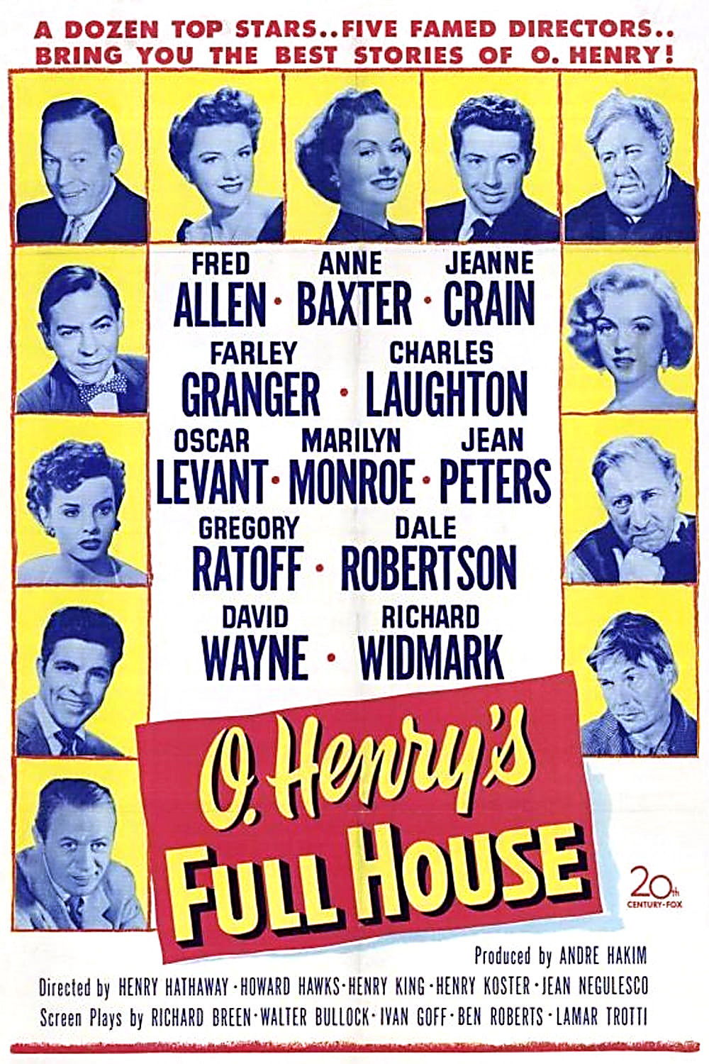 O. Henry's Full House movie poster print