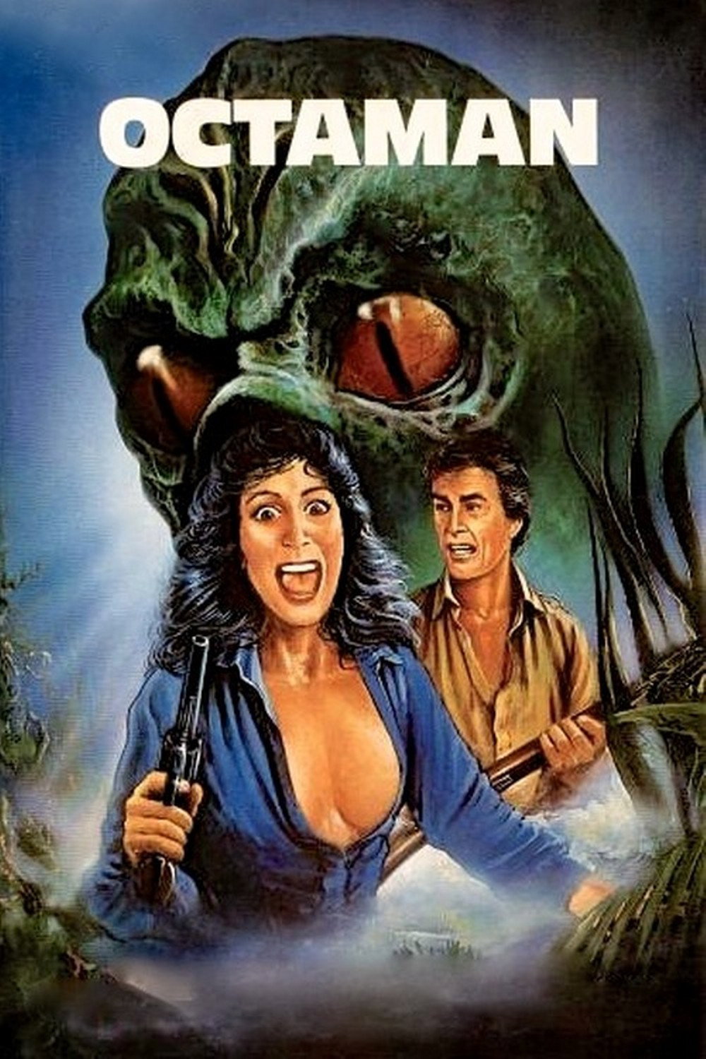 Octaman movie poster print