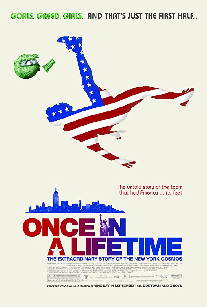 Once in a Lifetime: The Extraordinary Story of the New York Cosmos movie poster print