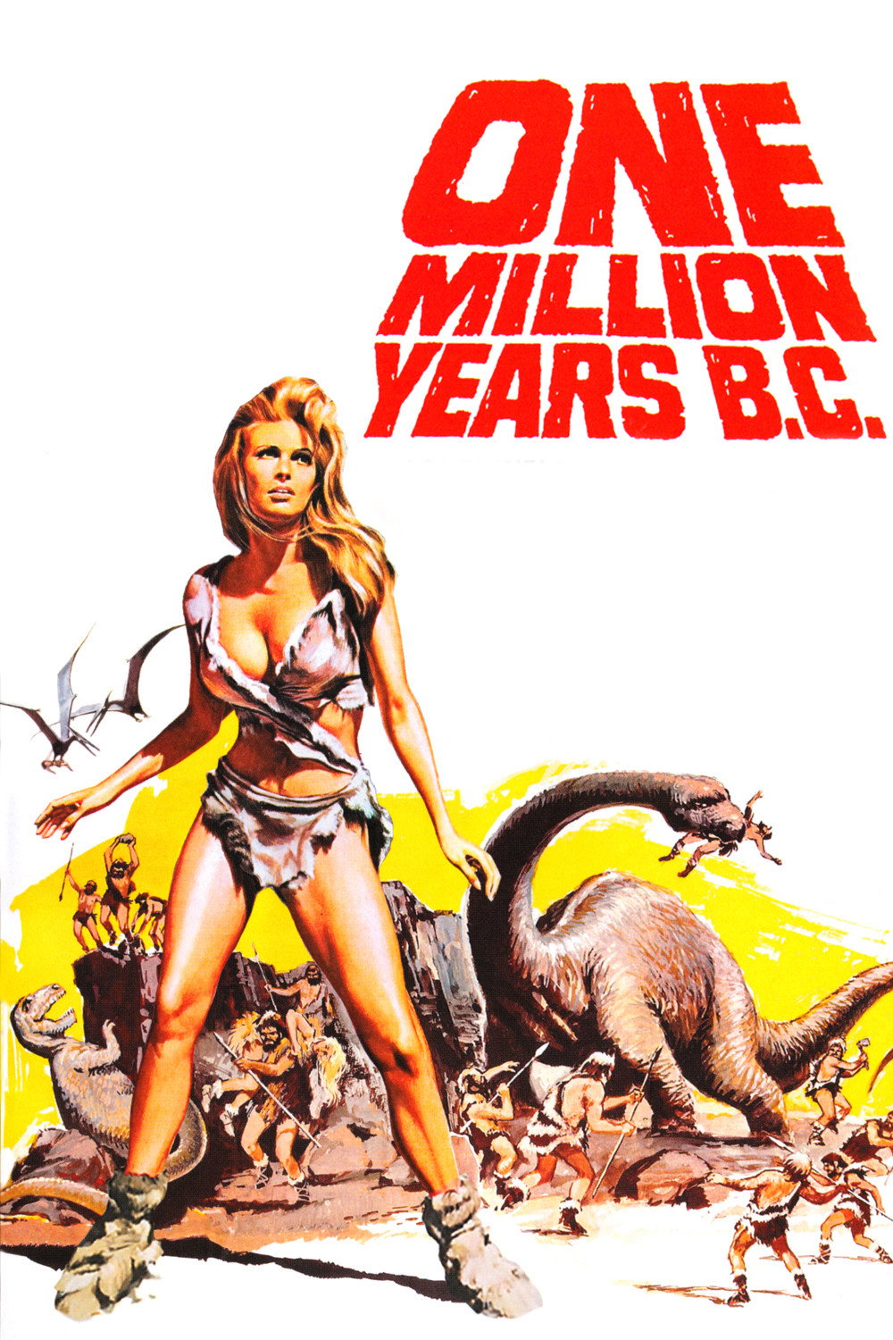 One Million Years B.C. movie poster print