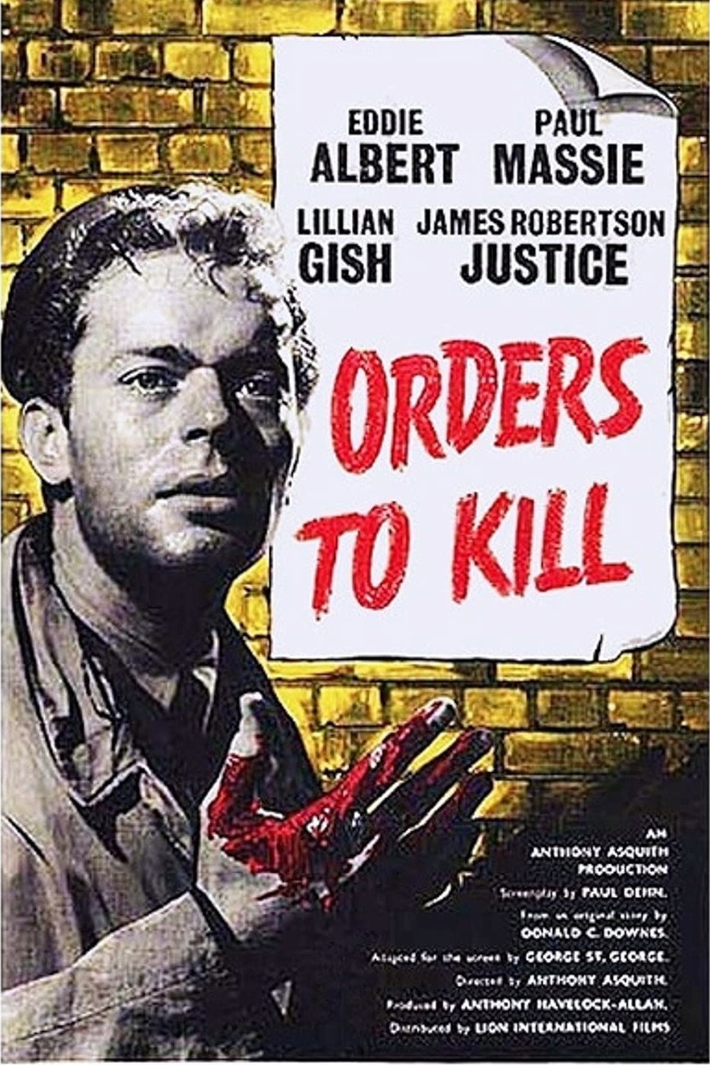 Orders to Kill movie poster print