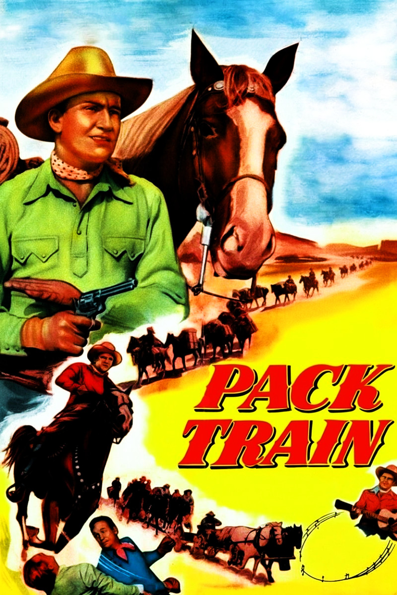Pack Train movie poster print