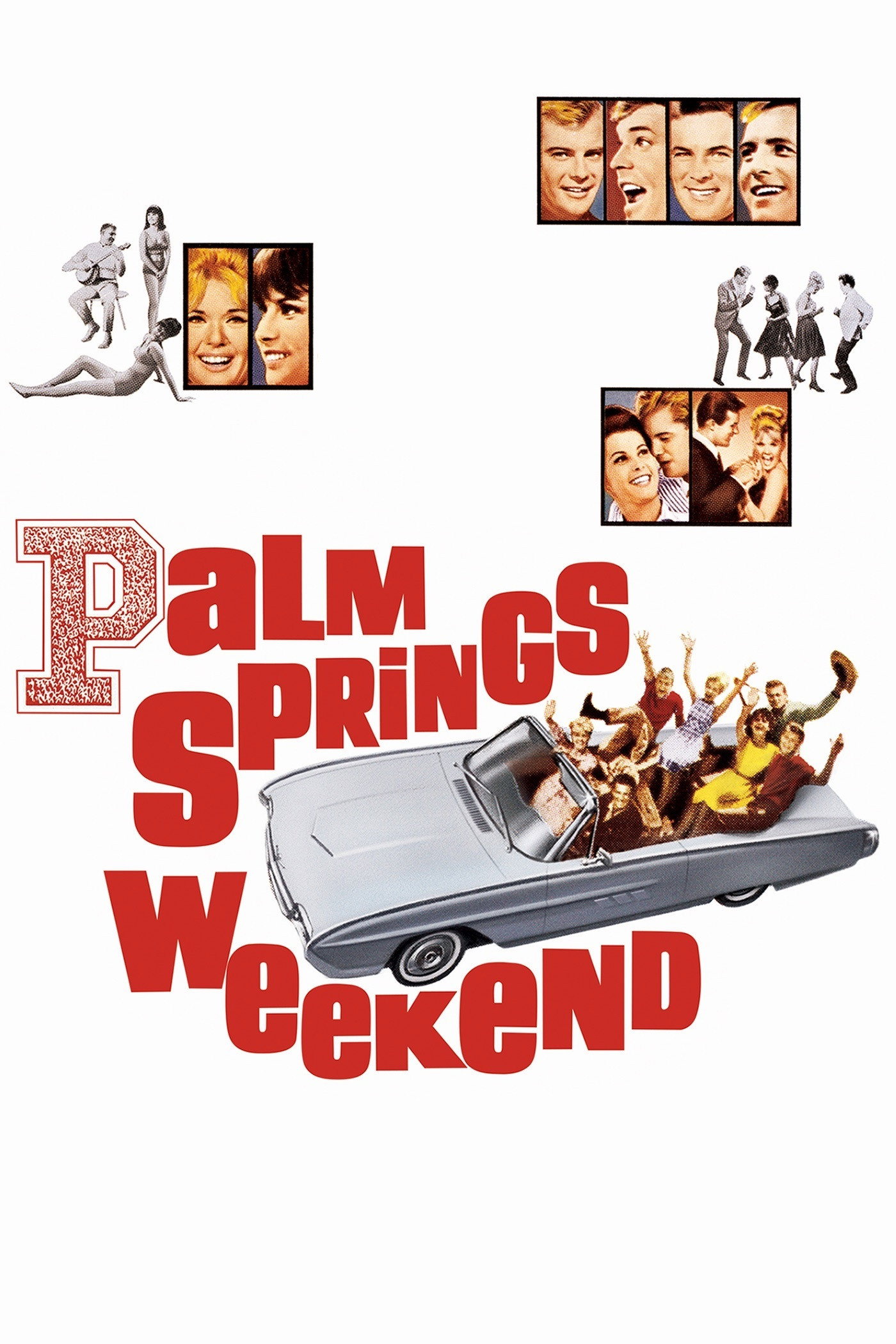 Palm Springs Weekend movie poster print