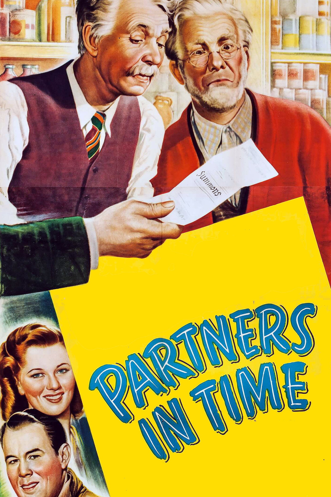Partners in Time movie poster print