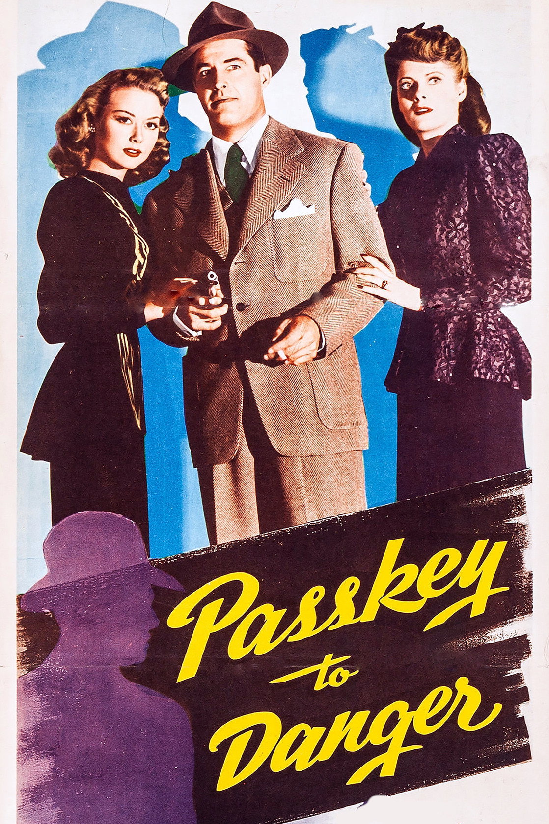 Passkey to Danger movie poster print
