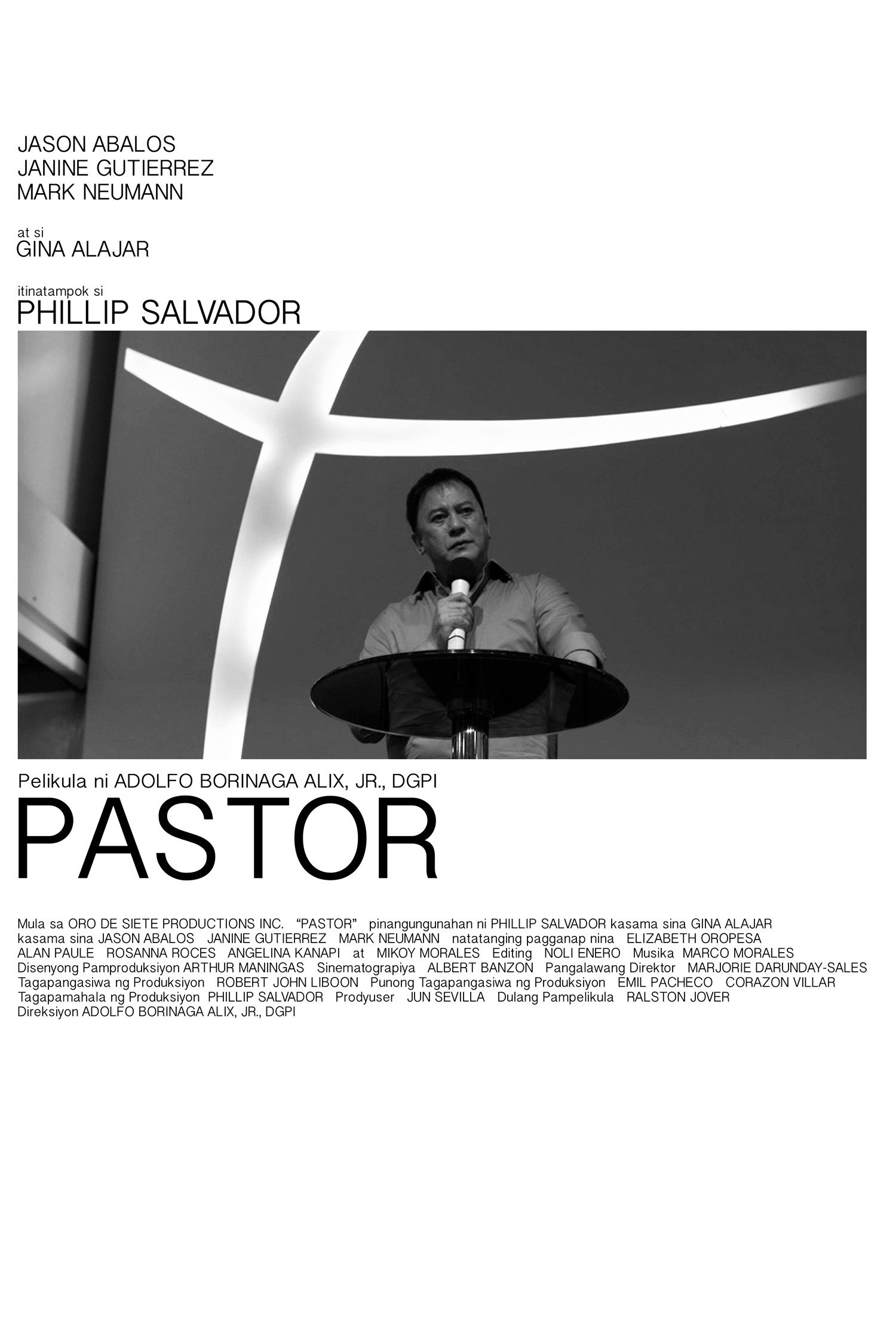 Pastor movie poster print