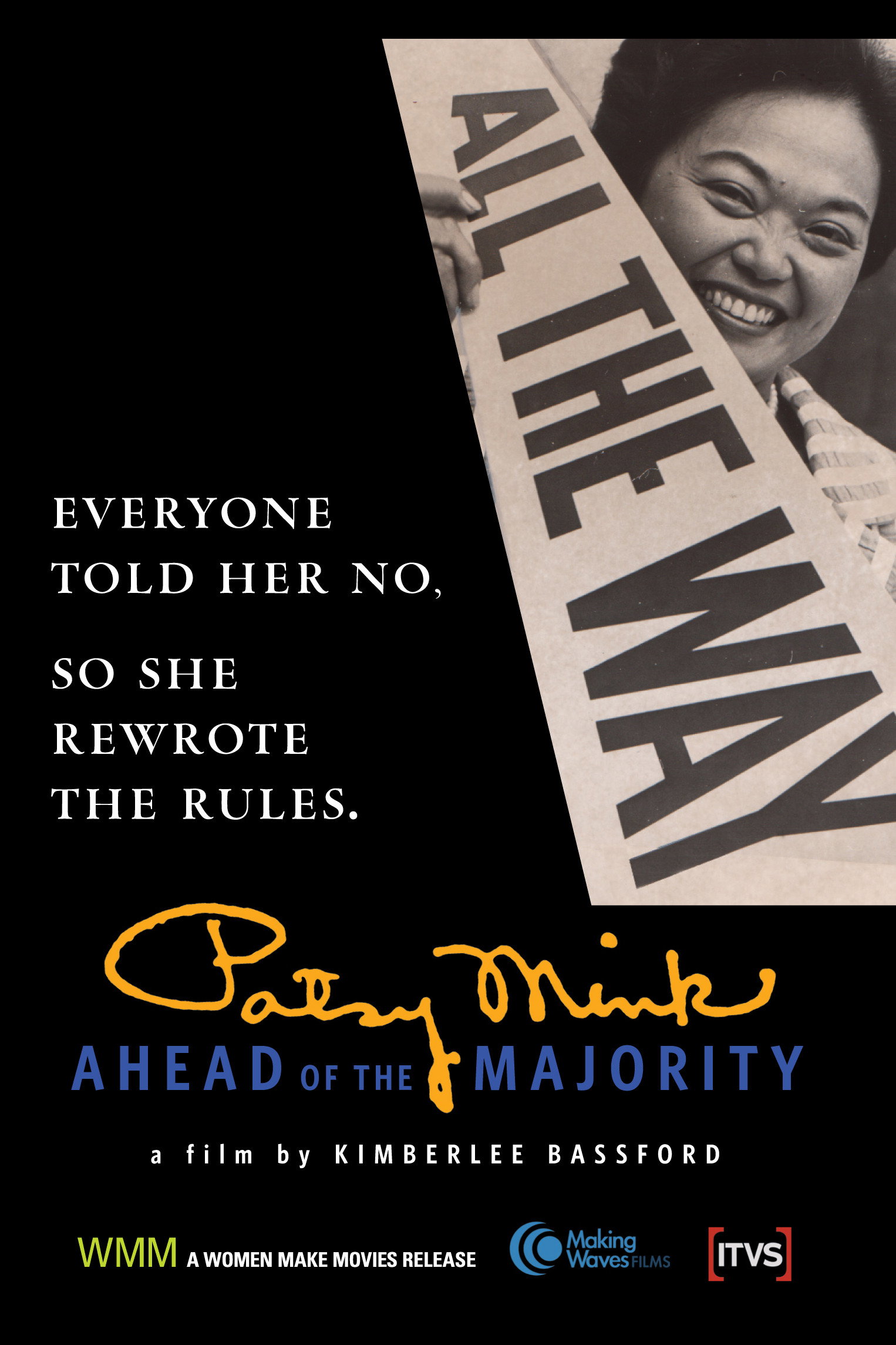 Patsy Mink: Ahead of the Majority movie poster print