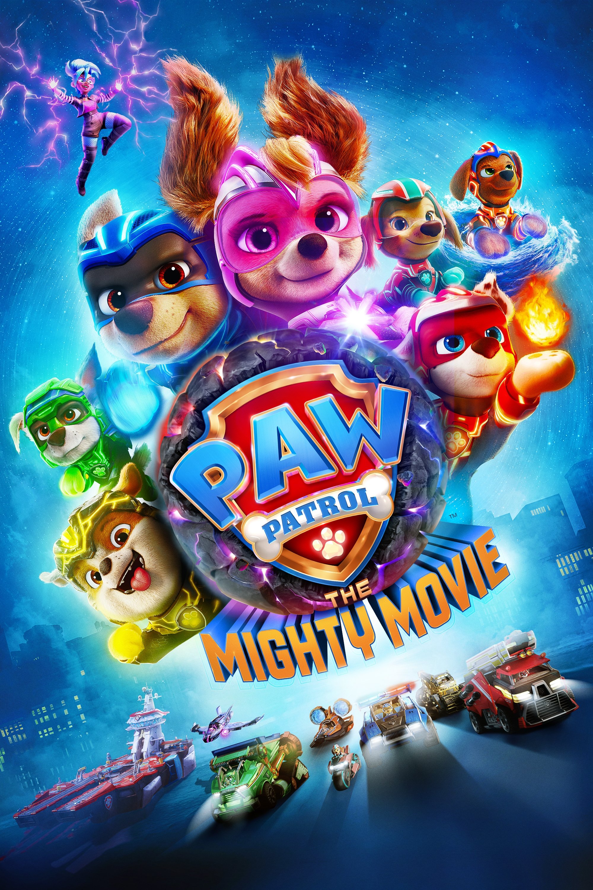 PAW Patrol: The Mighty Movie movie poster print