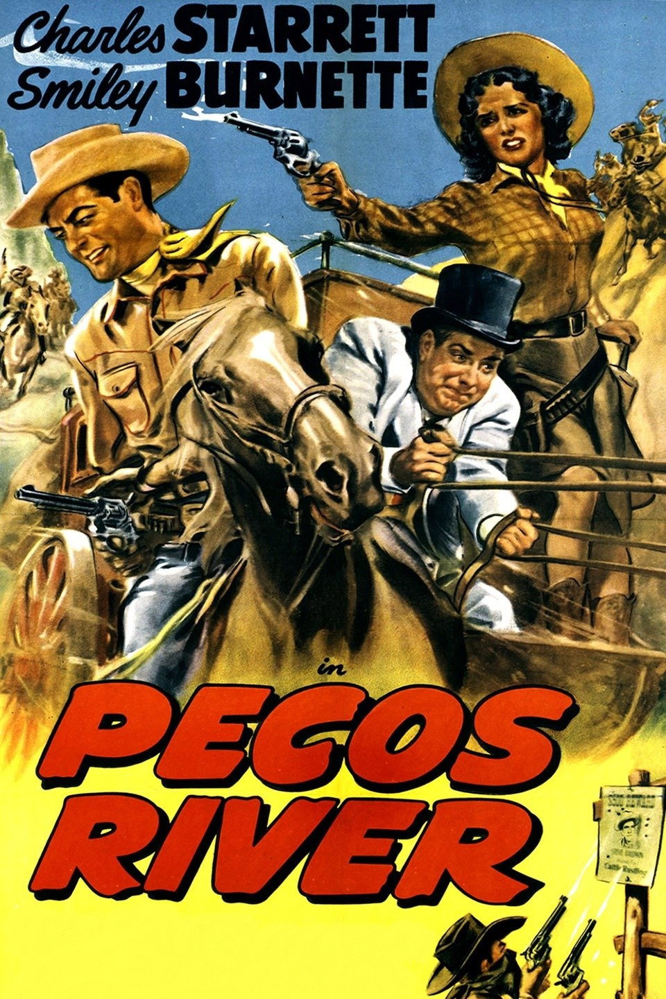 Pecos River movie poster print