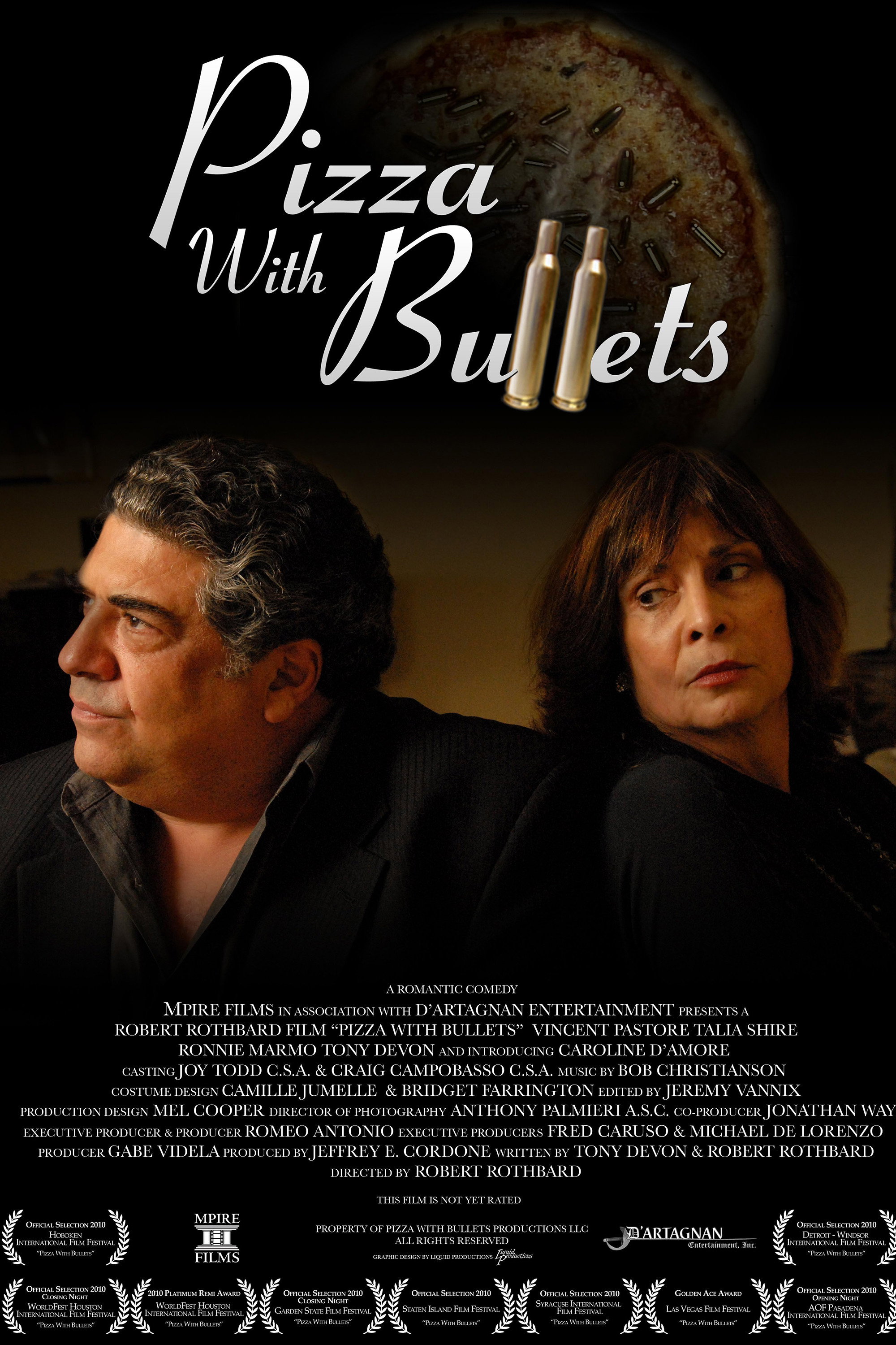 Pizza with Bullets movie poster print