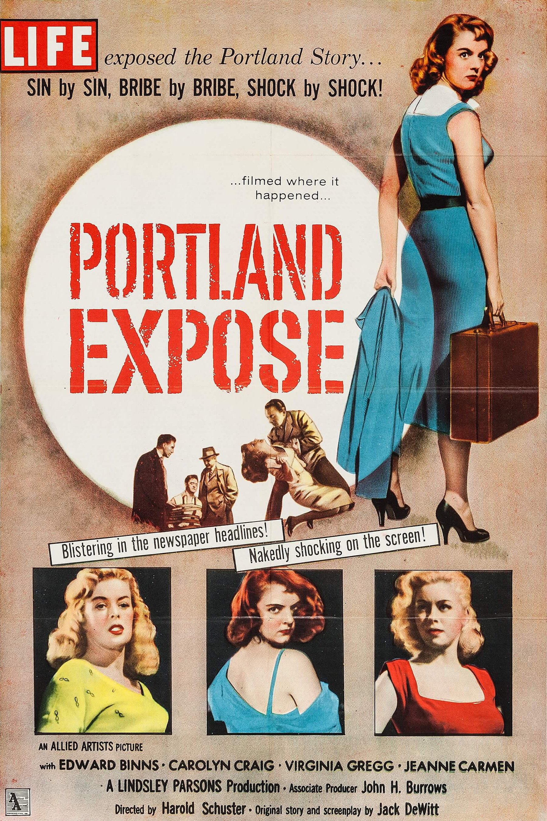 Portland Exposé movie poster print