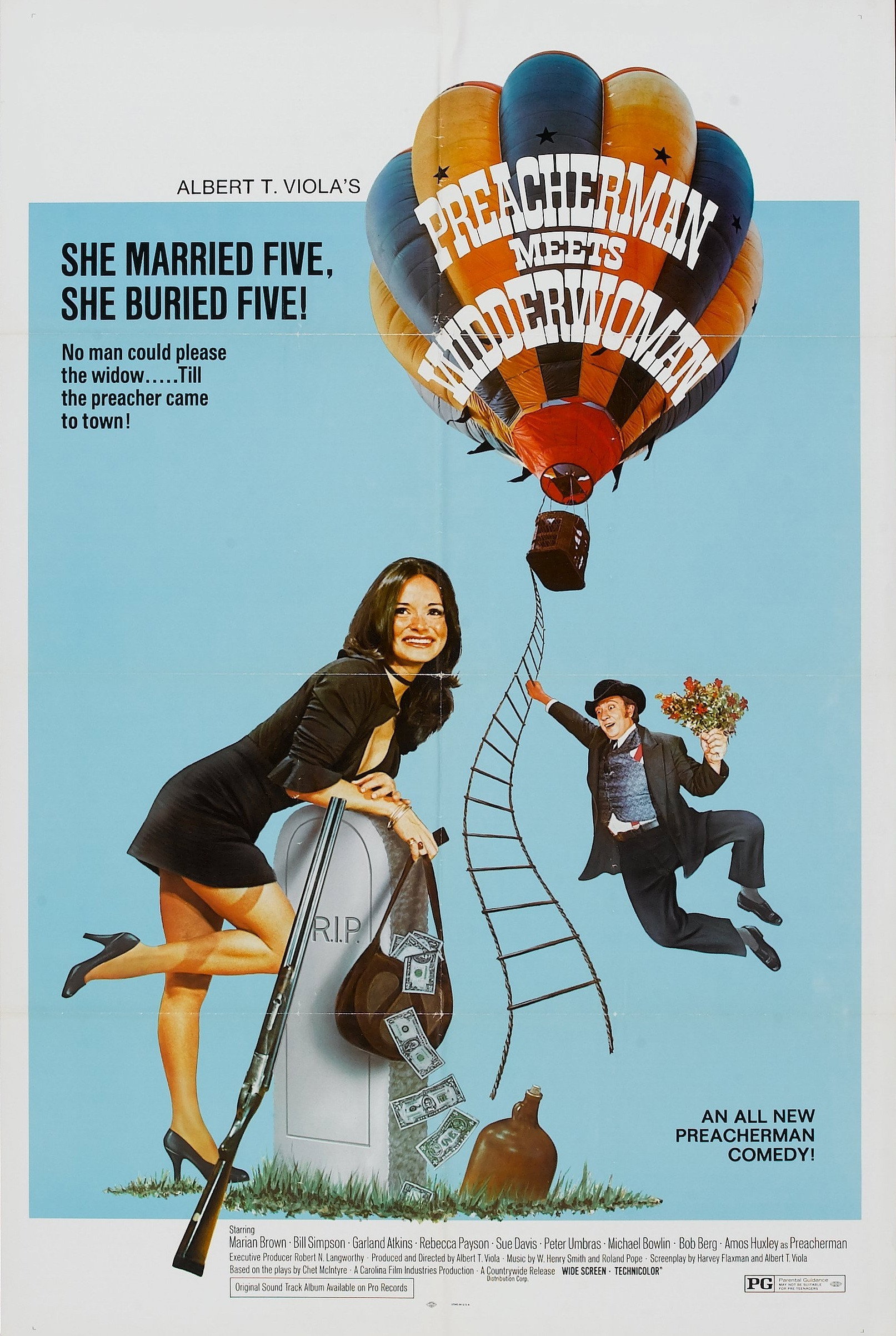 Preacherman Meets Widderwoman movie poster print