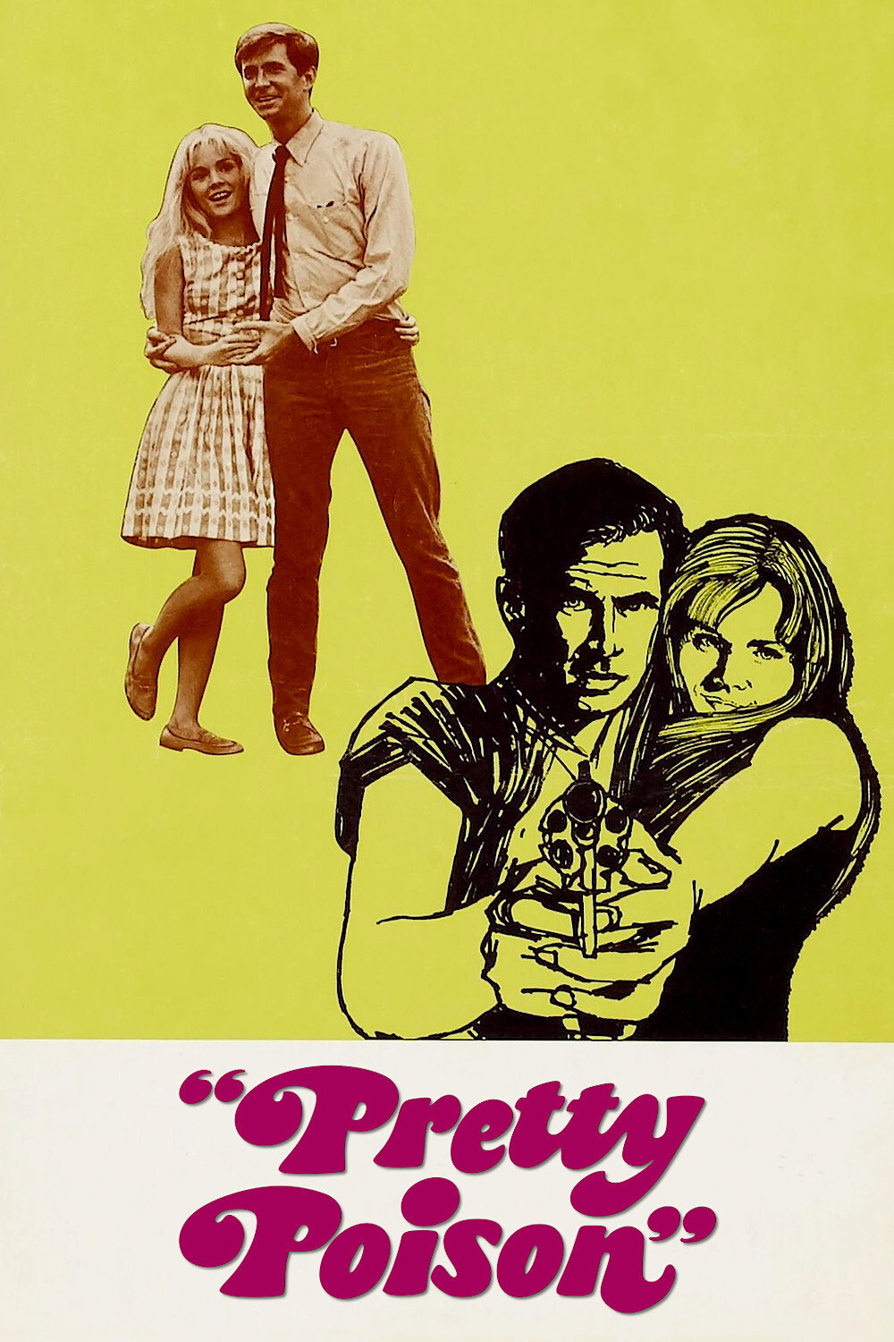 Pretty Poison movie poster print
