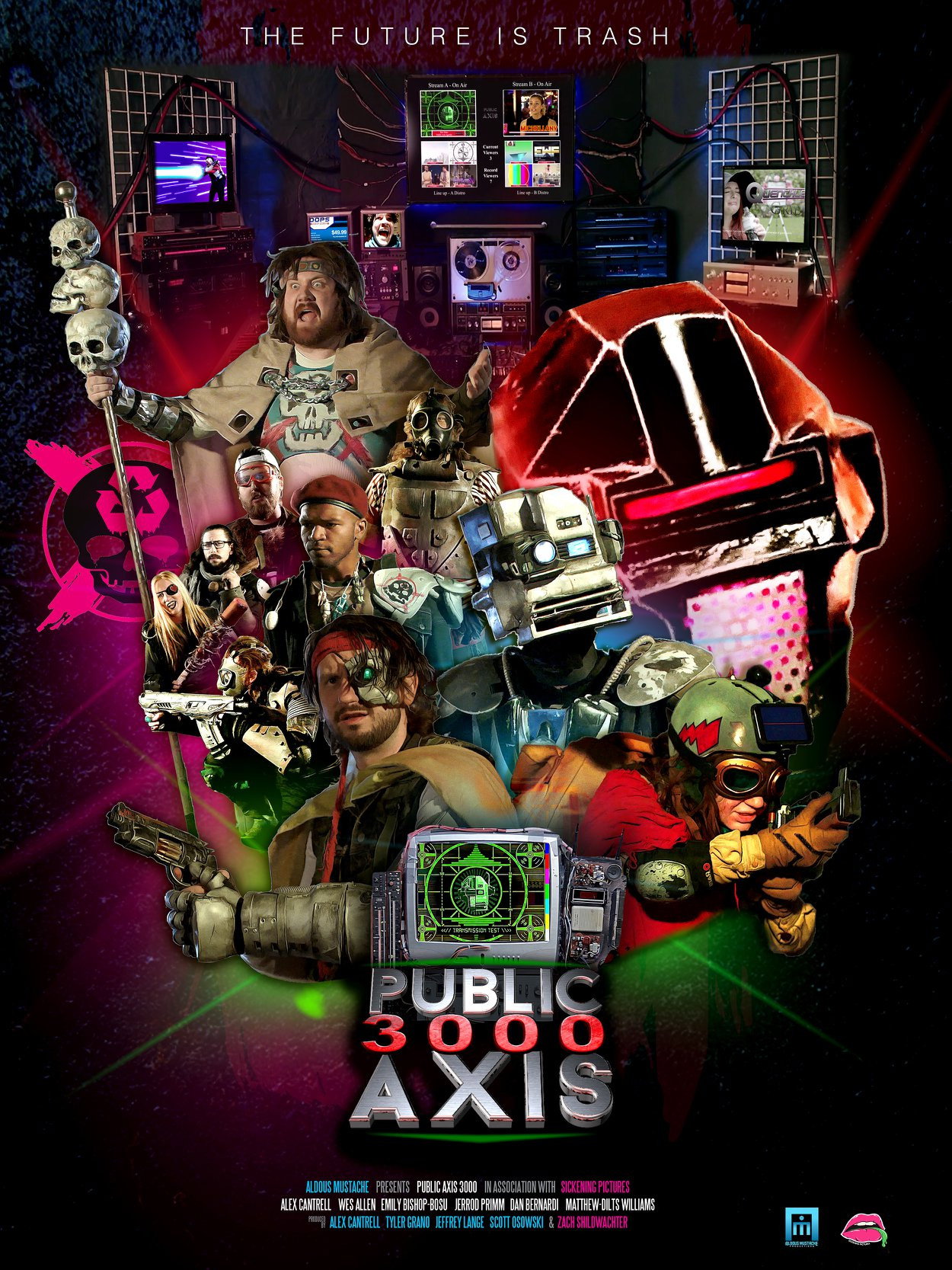 Public Axis 3000 movie poster print