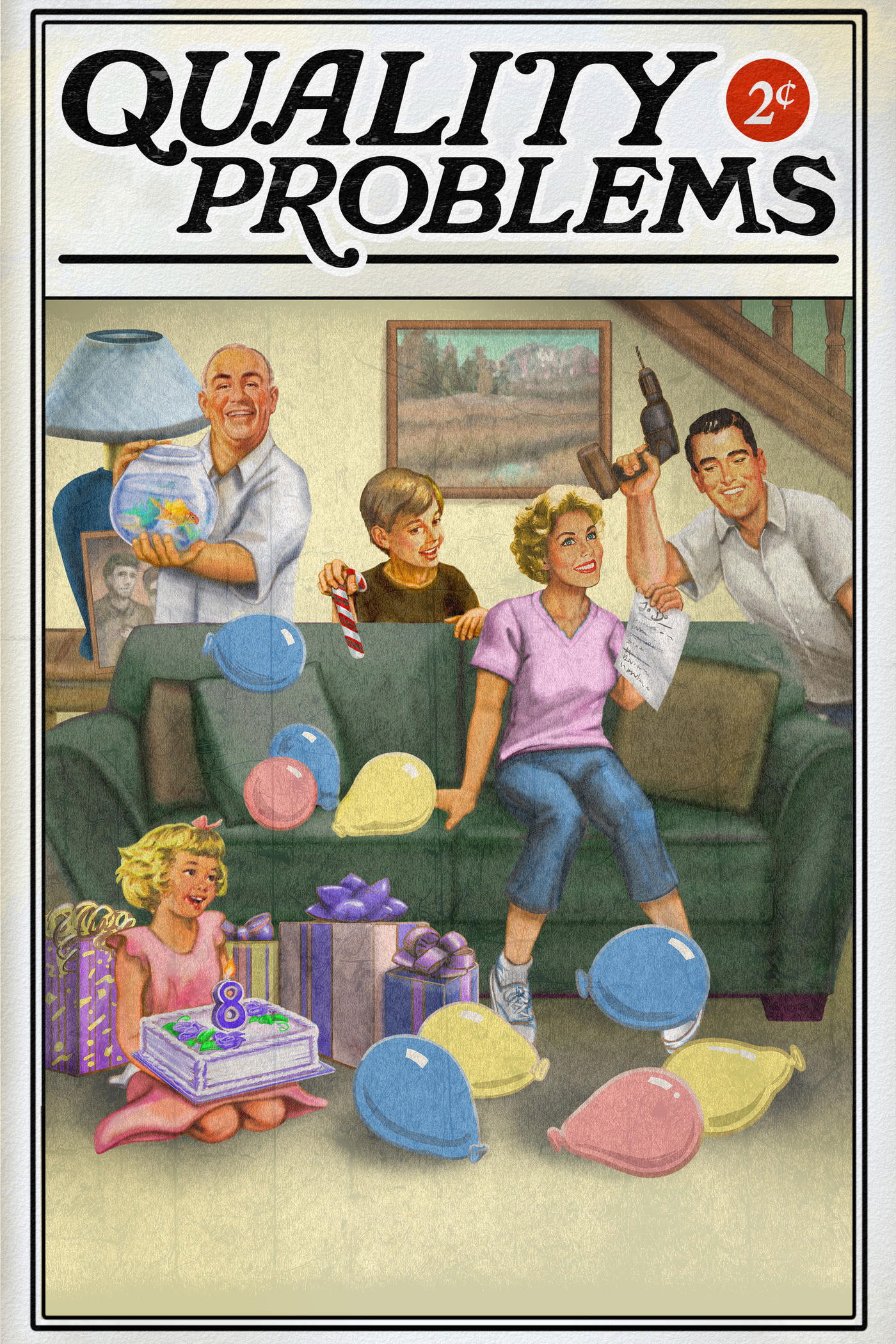 Quality Problems movie poster print