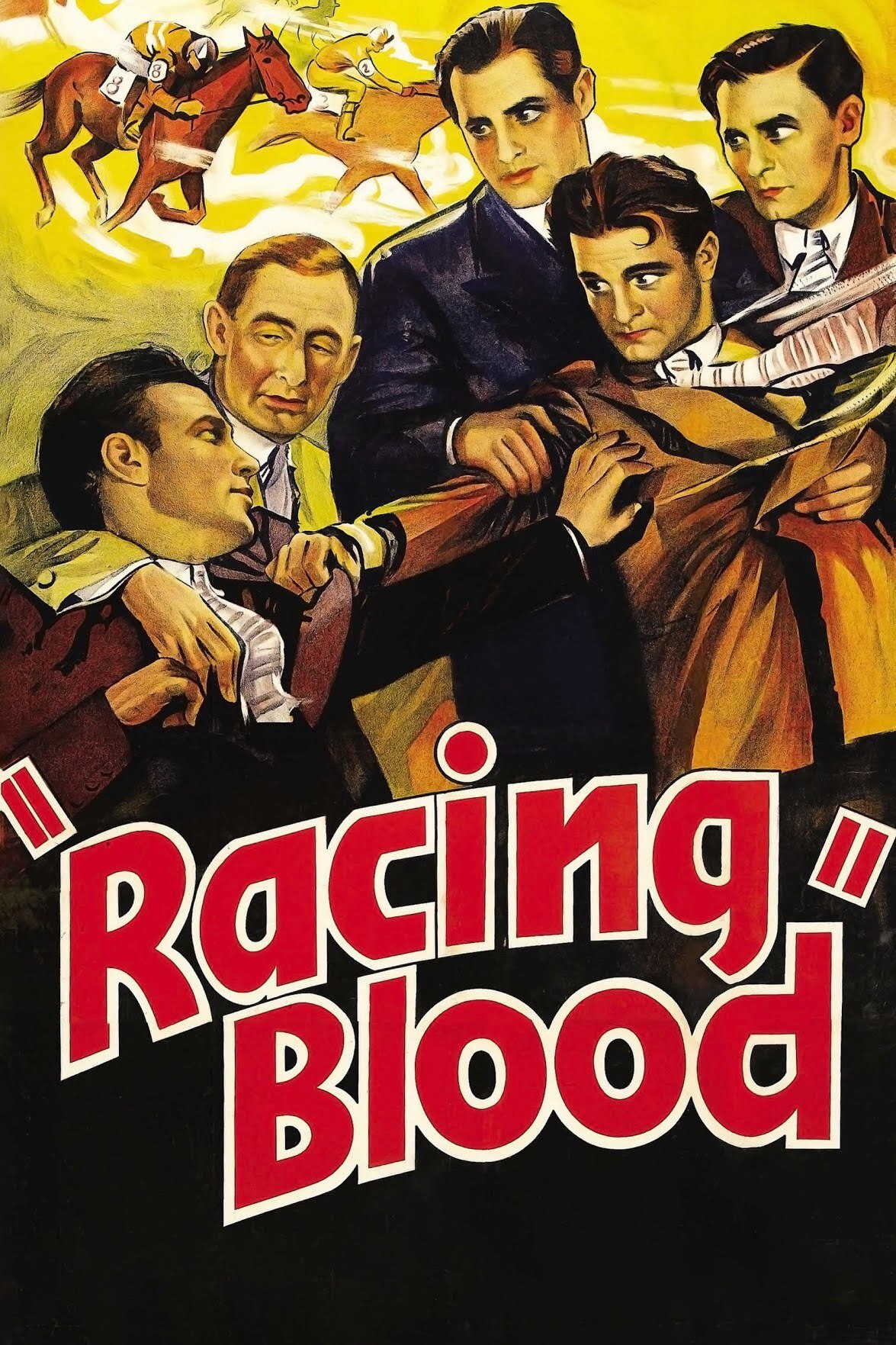 Racing Blood movie poster print
