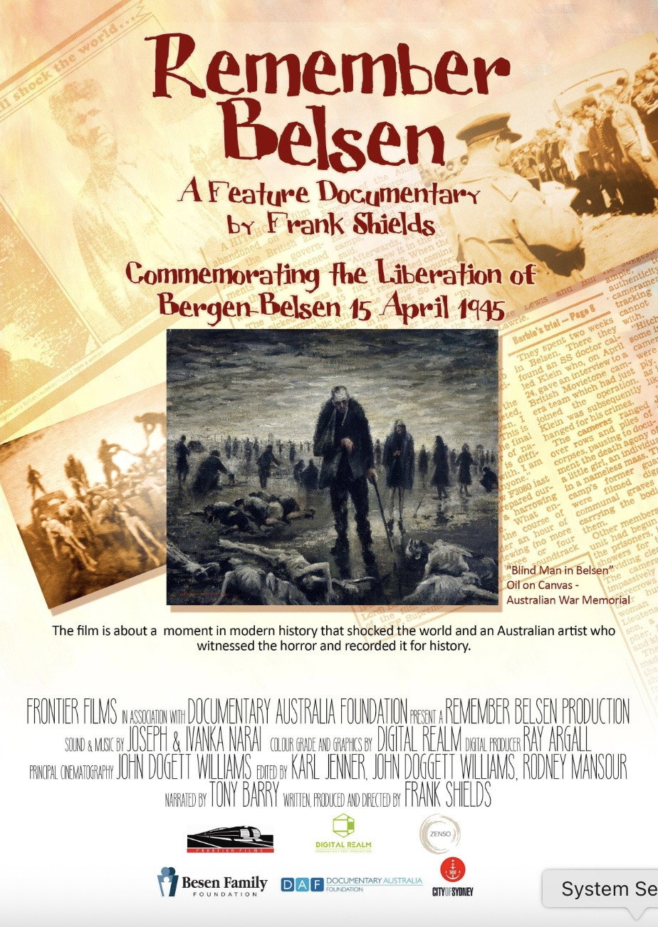Remember Belsen movie poster print