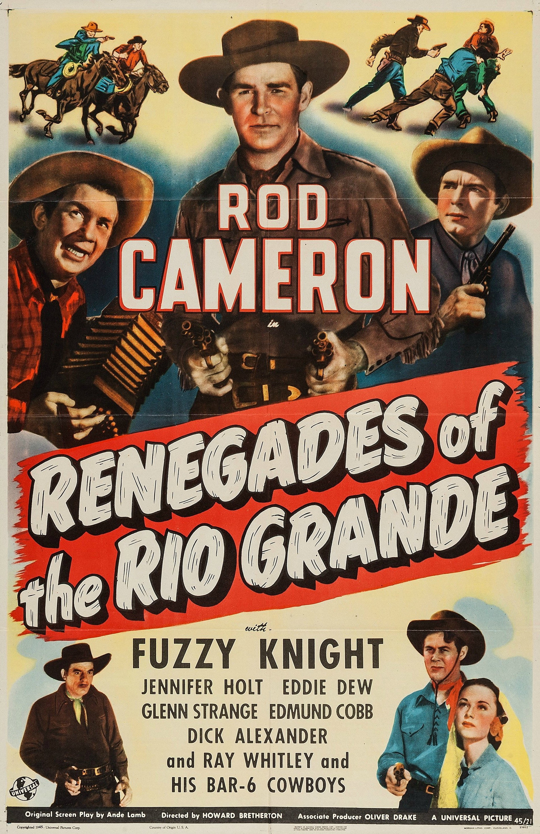 Renegades of the Rio Grande movie poster print